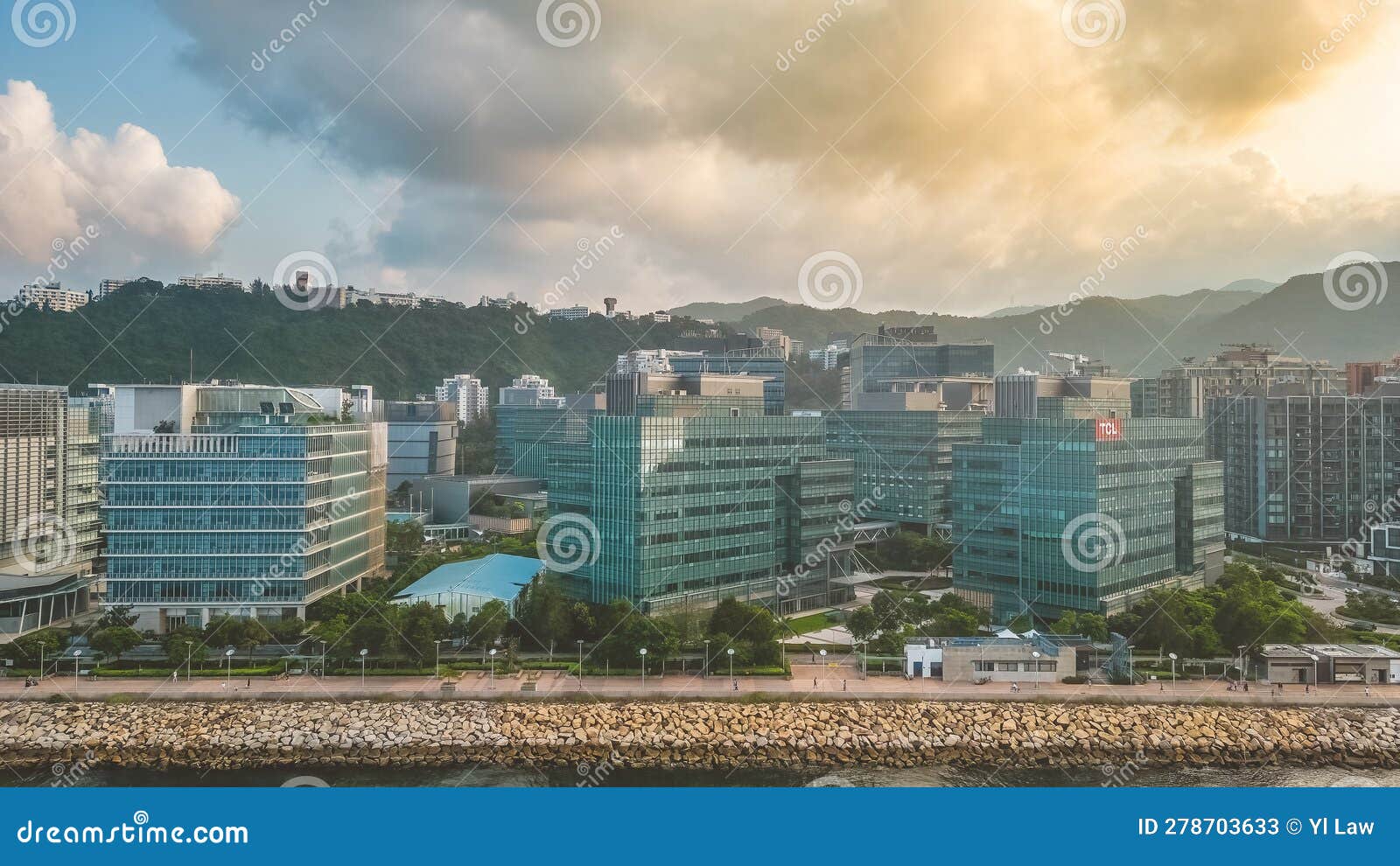 The Residential Area and Science Park Hk May 20 2023 Editorial Stock