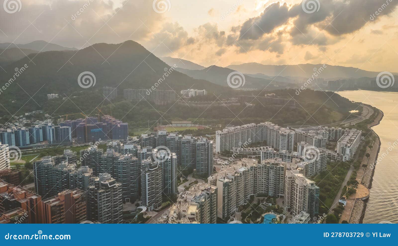 The Residential Area and Science Park Hk May 20 2023 Editorial Stock