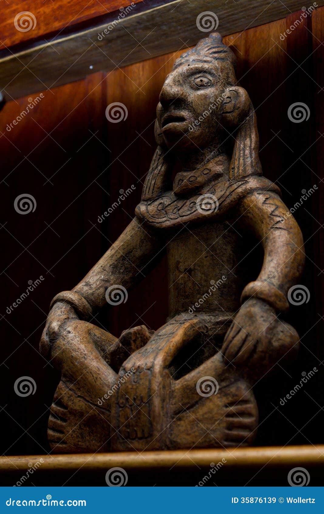 Mayan artifact replica stock image. Image of dark, archeological 35876139