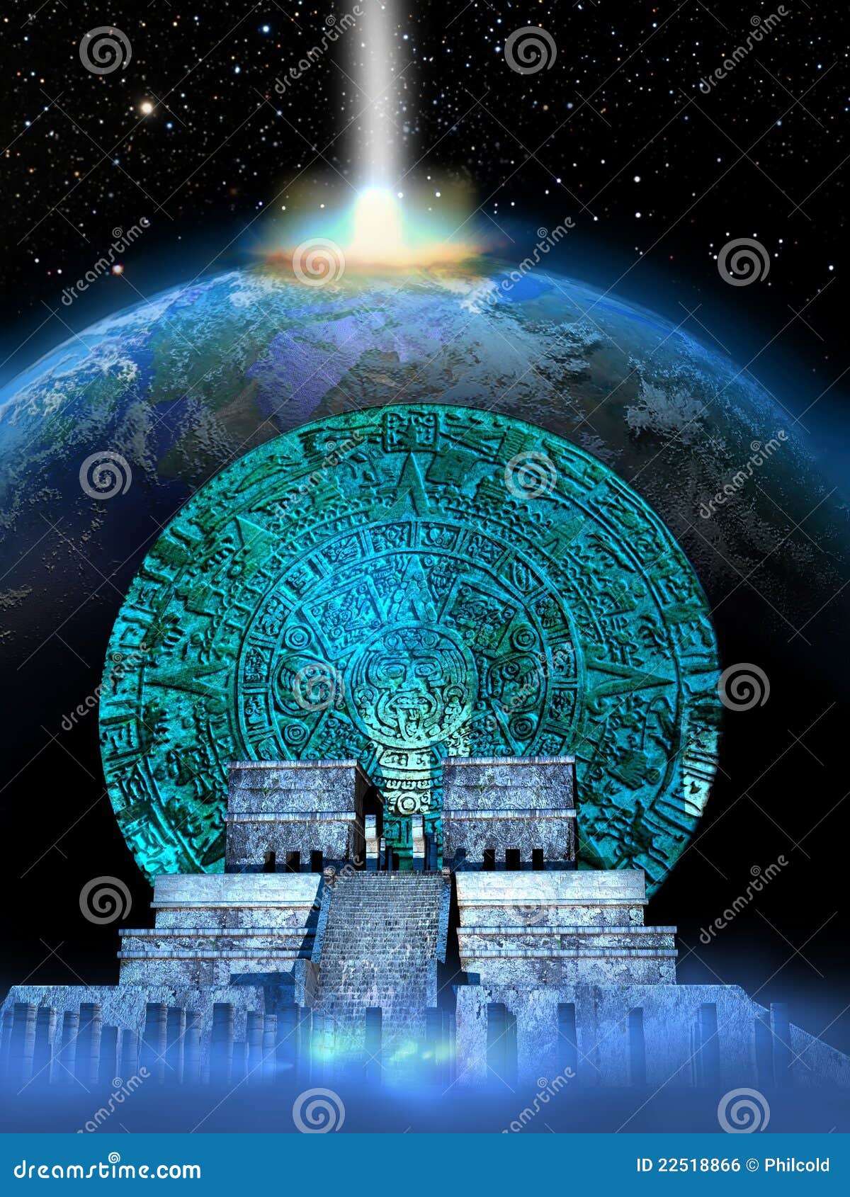 Mayan Predictions Royalty Free Stock Image Image 22518866