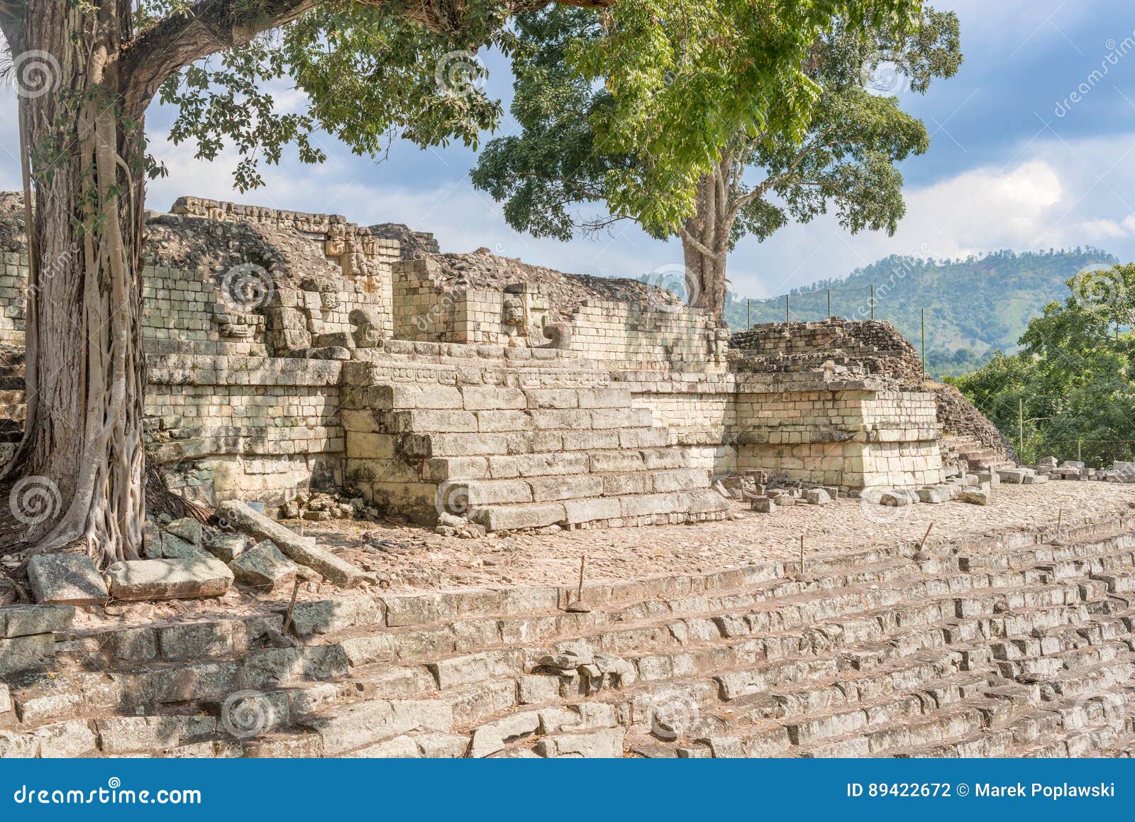 the mayan ruins in copan ruinas, honduras