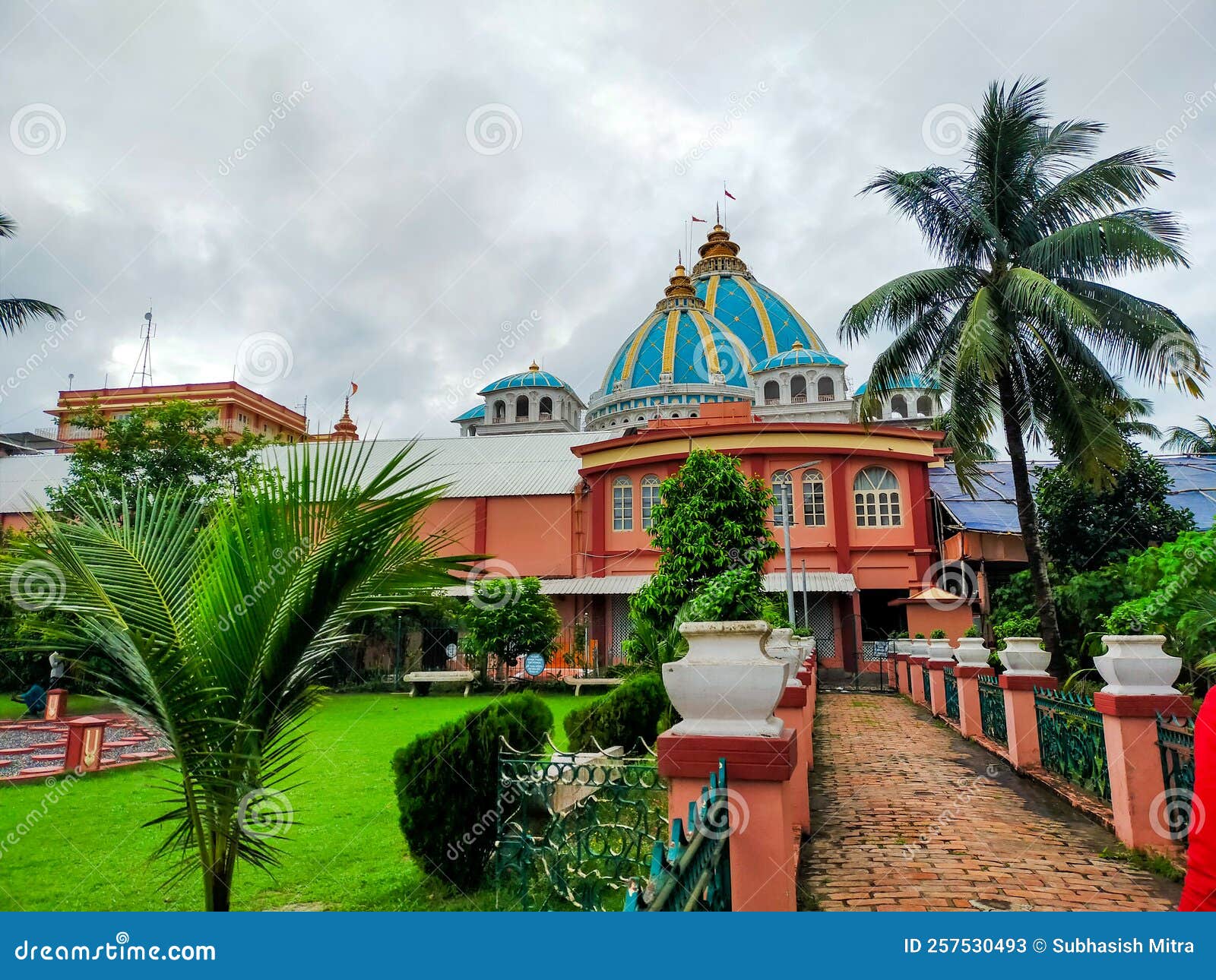 Mayapur Iskcon Temple In Krishnanagar West Bengal India. Iskcon Temple