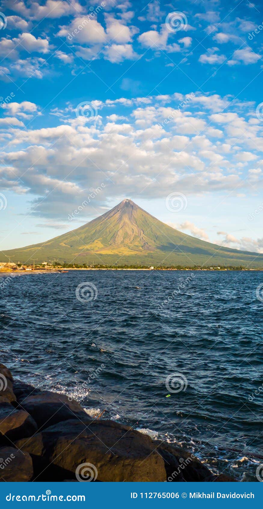 mayon volcano is an active stratovolcano in the province of albay in bicol region, on the island of luzon in the