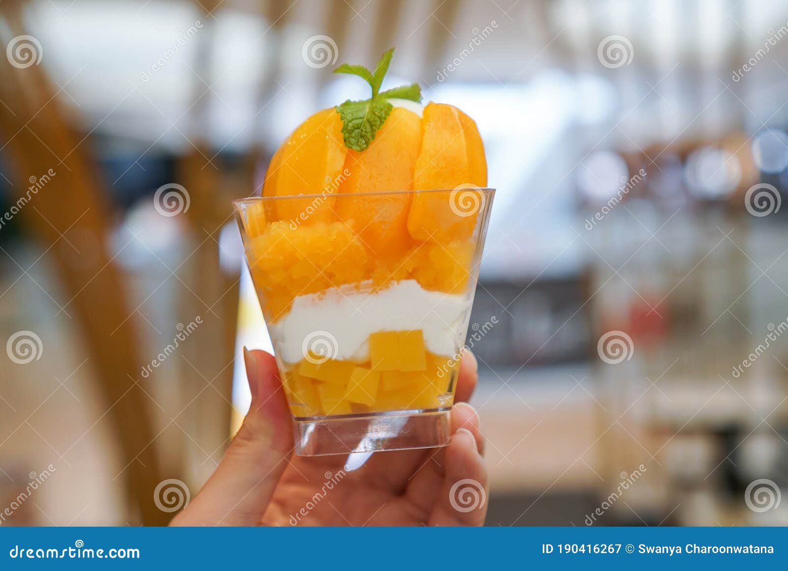 Download Mayongchid Thai Summer Fruit Granita Parfait Stock Image Image Of Fresh Mayongchid 190416267