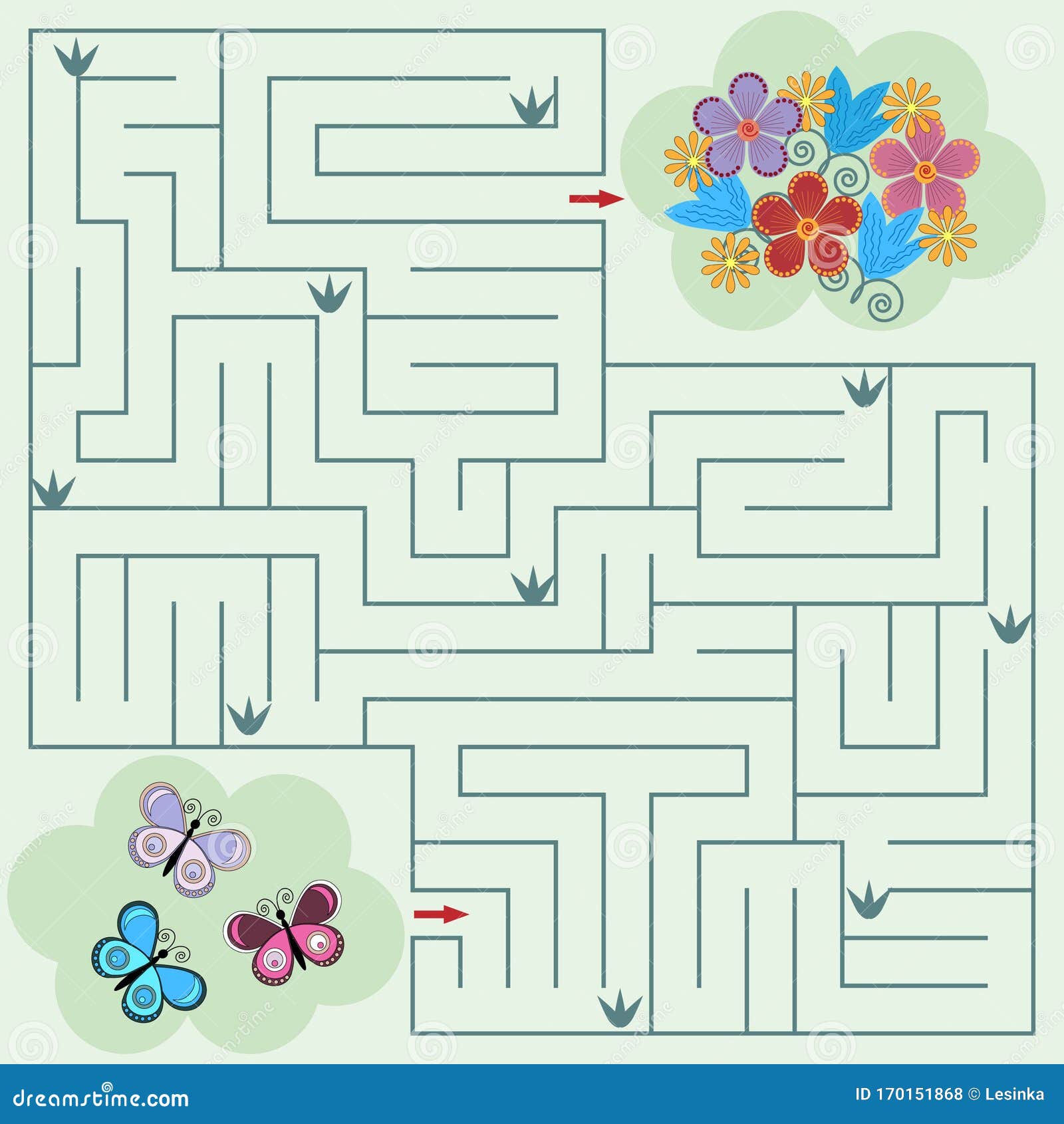 Online Maze games for Young Children: Bee