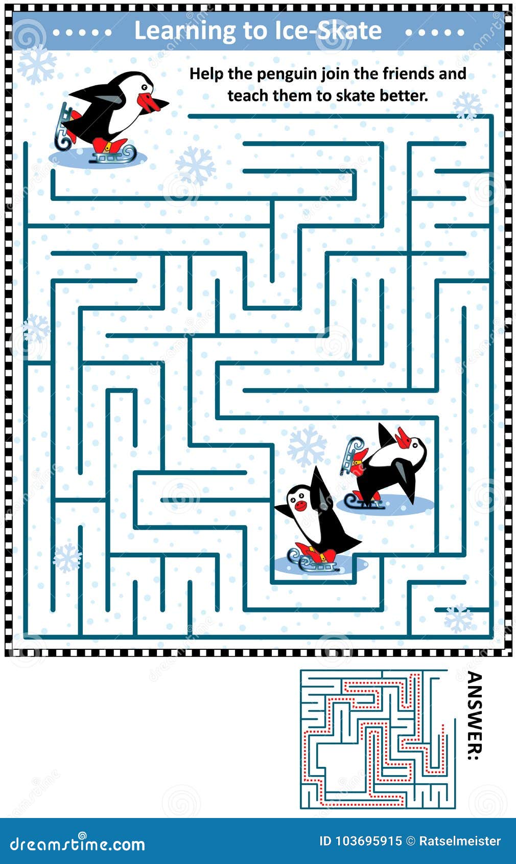 penguin ice skating game