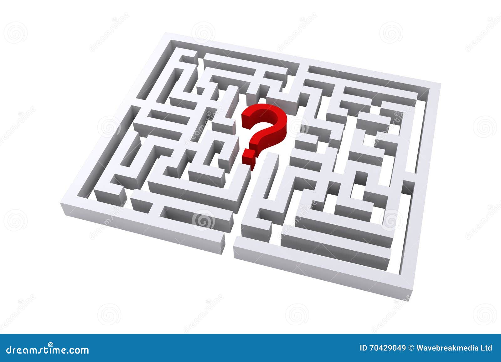 Maze question mark stock illustration. Illustration of punctuation