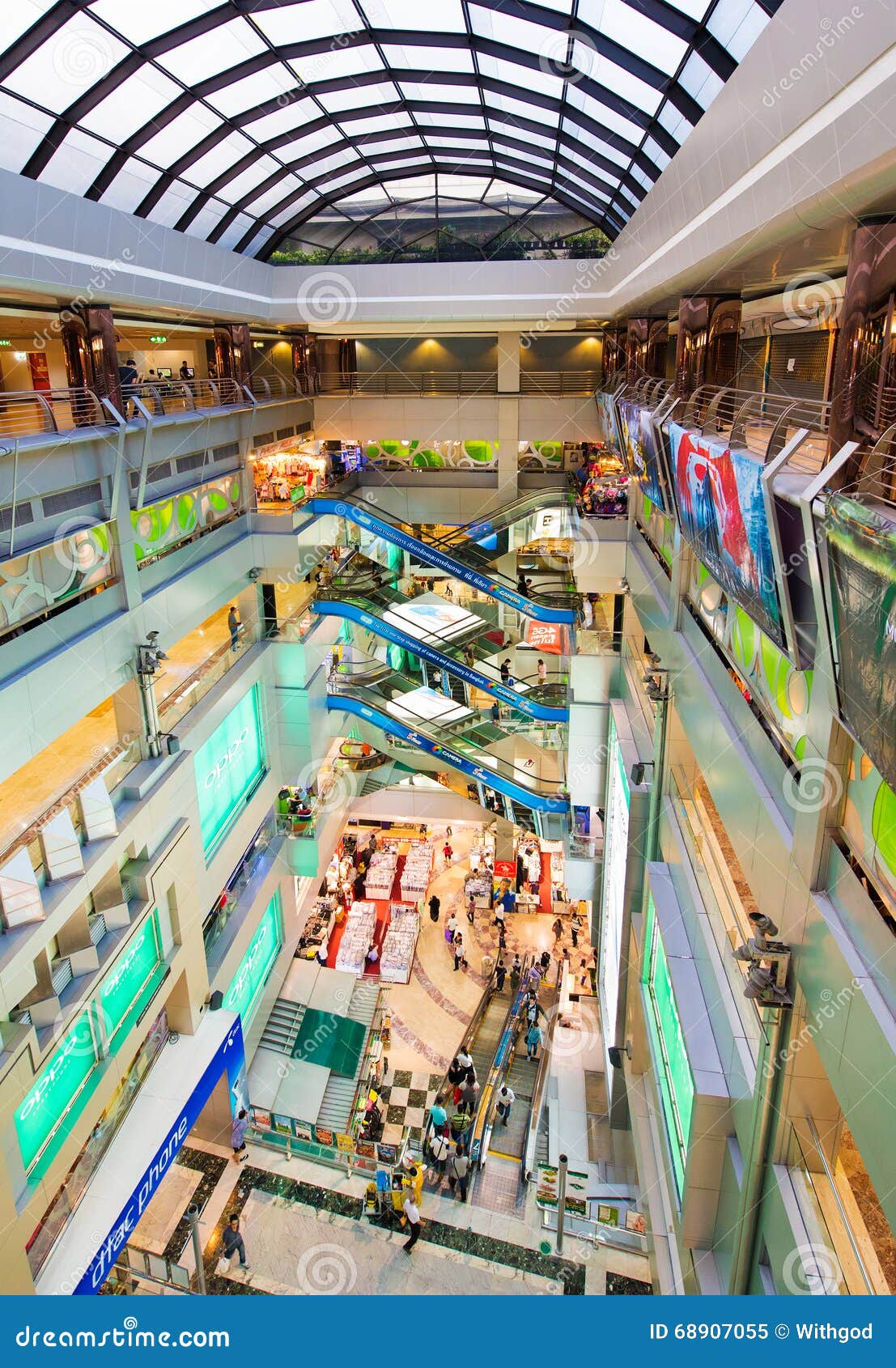 MBK Shopping Mall Inside, Bangkok Editorial Image - Image of lens ...