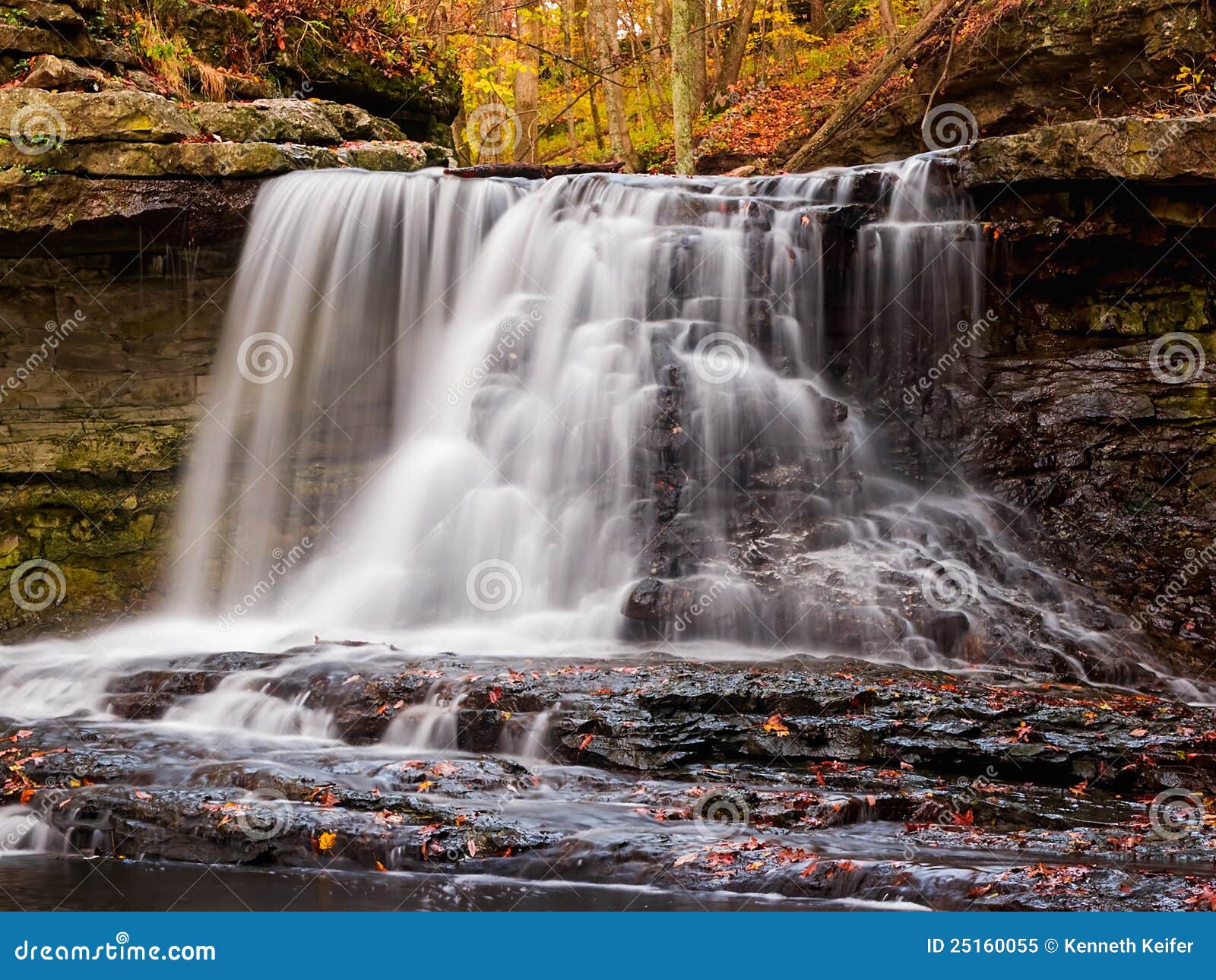mccormick's creek falls in fall