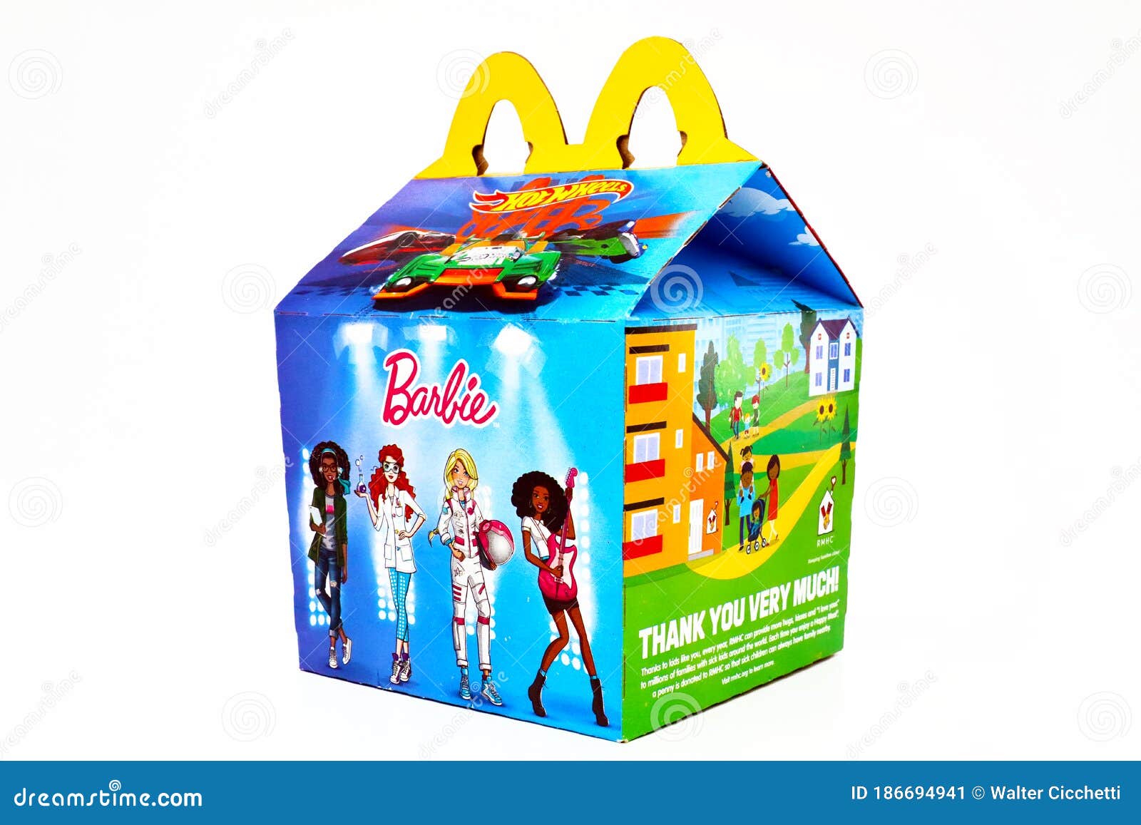 2019 McDONALD'S Hot Wheels Barbie HAPPY MEAL TOYS Choose character Complete Set 