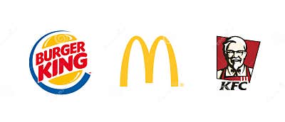 McDonalds, KFC, Burger King. Cafe Icon. McDonalds Logo. KFC Symbol ...