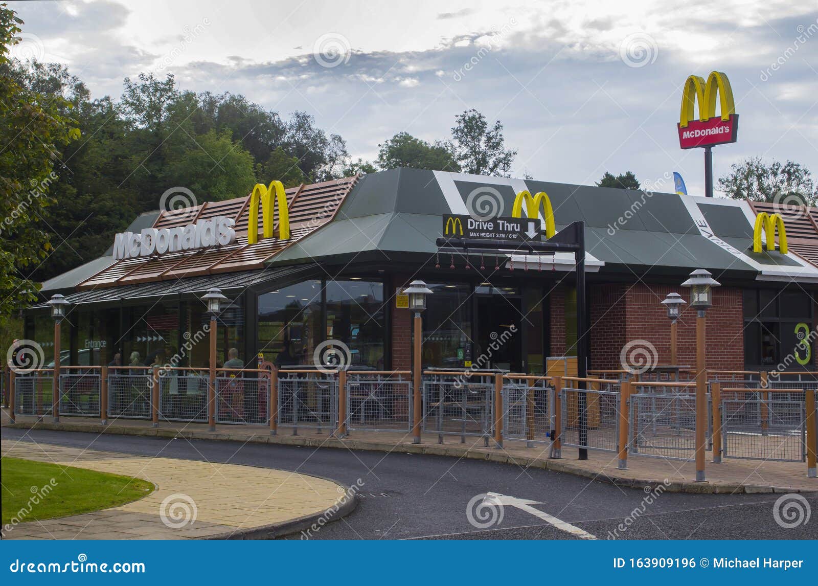 The McDonalds Restaurant on the Dromore Road Omagh Editorial Photo Image of burgers, business