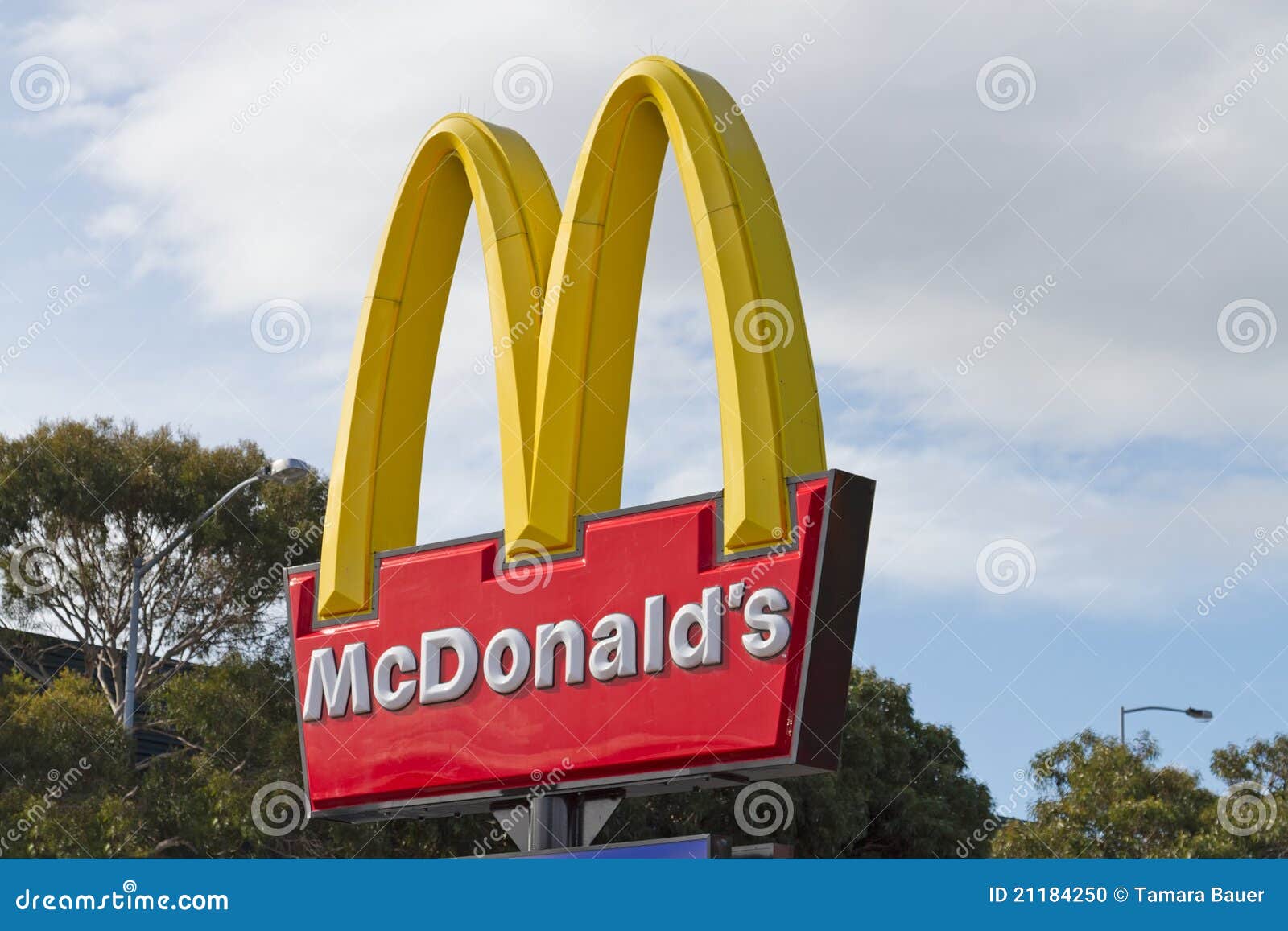McDonalds Sign Editorial Image - Image: 21184250
