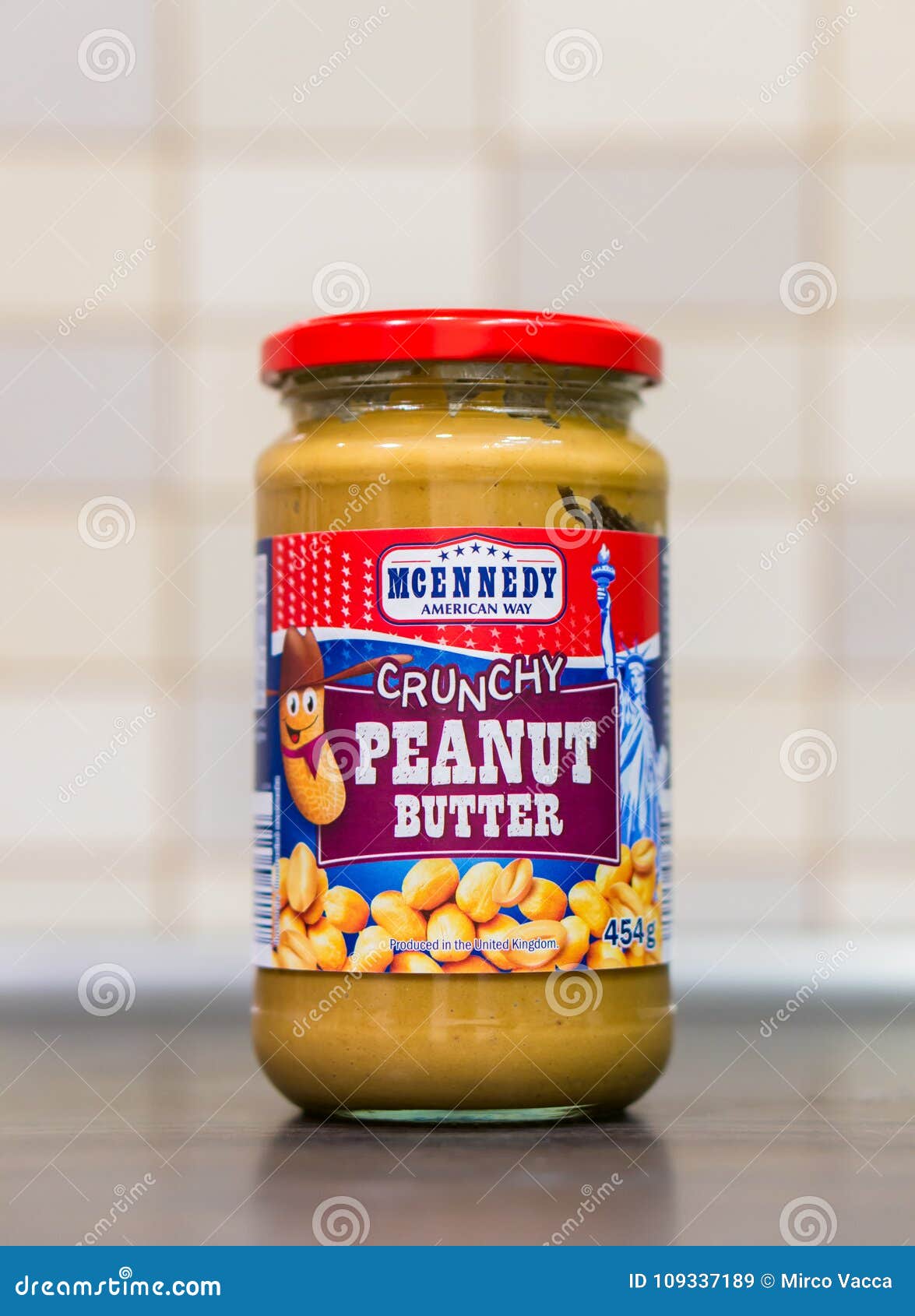 Crunchy peanut butter - McEnnedy - 454g