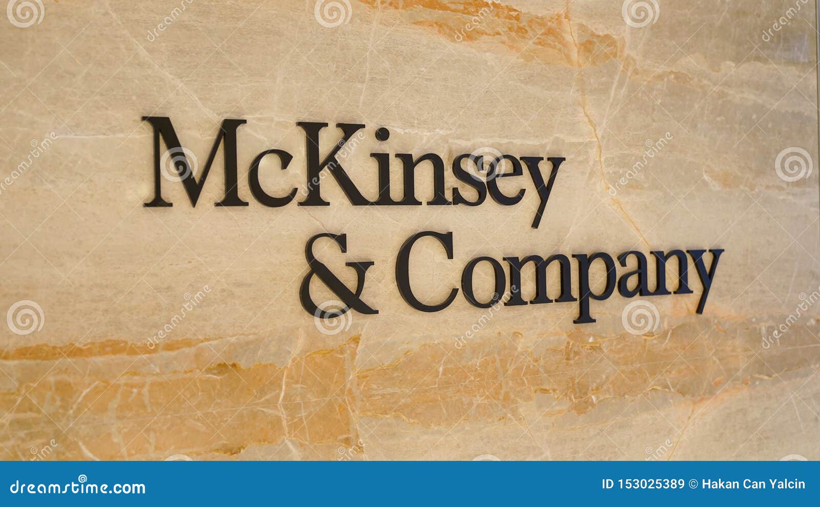 Mckinsey and Company Logo at the Entrance of Istanbul Office ...