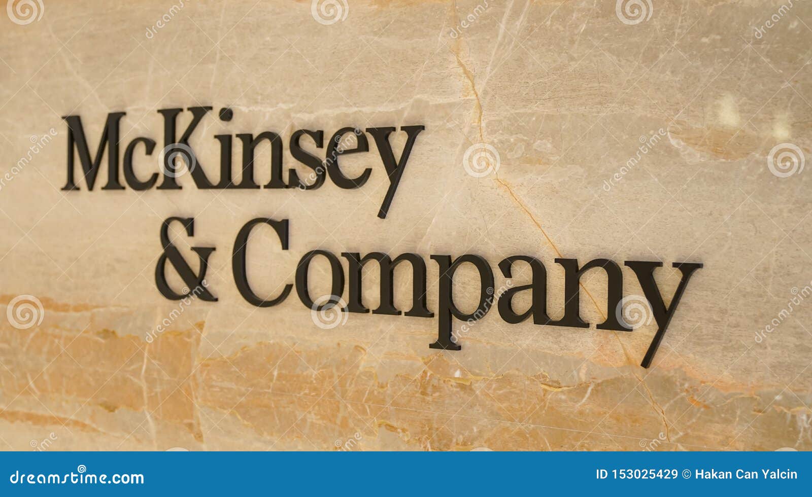 Mckinsey and Company Logo at the Entrance of Istanbul Office ...