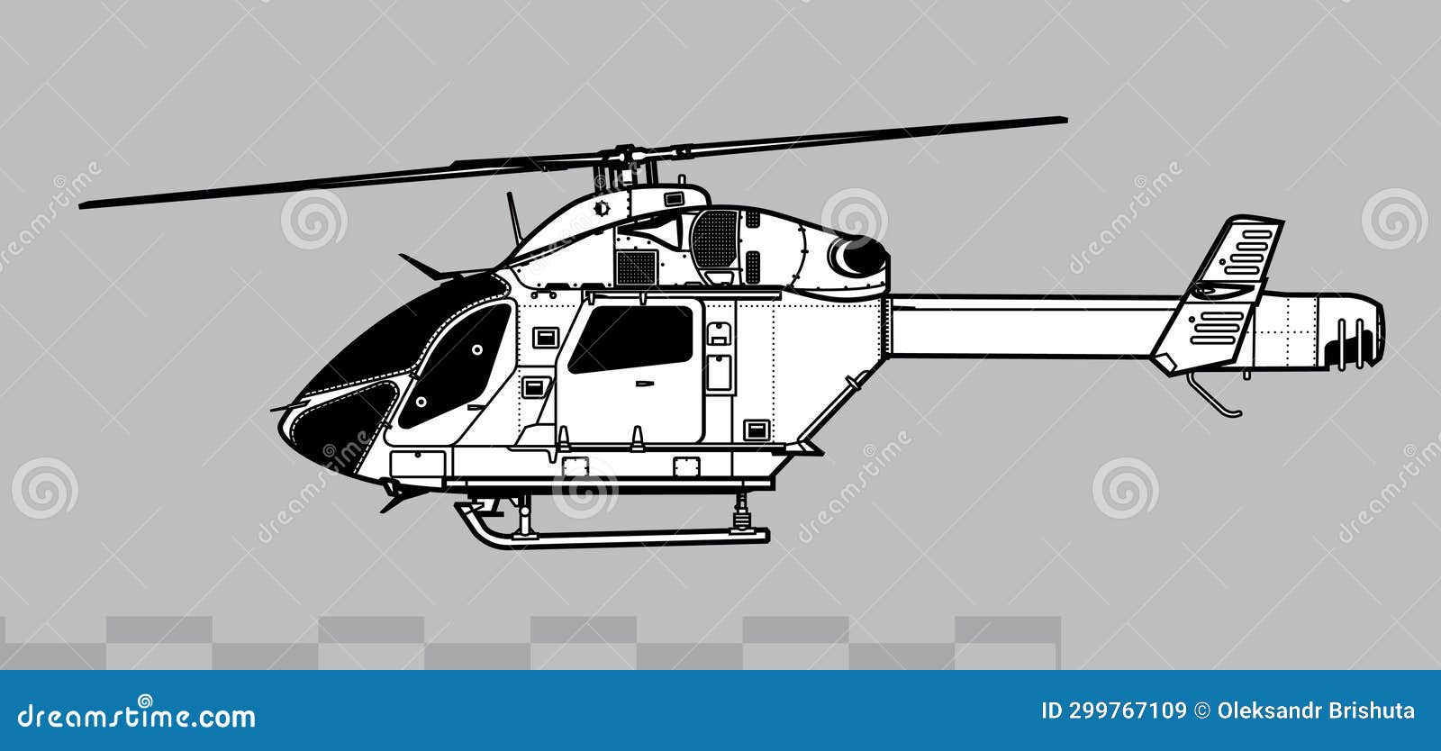 md helicopters md 900 explorer. light utility helicopter with notar system.
