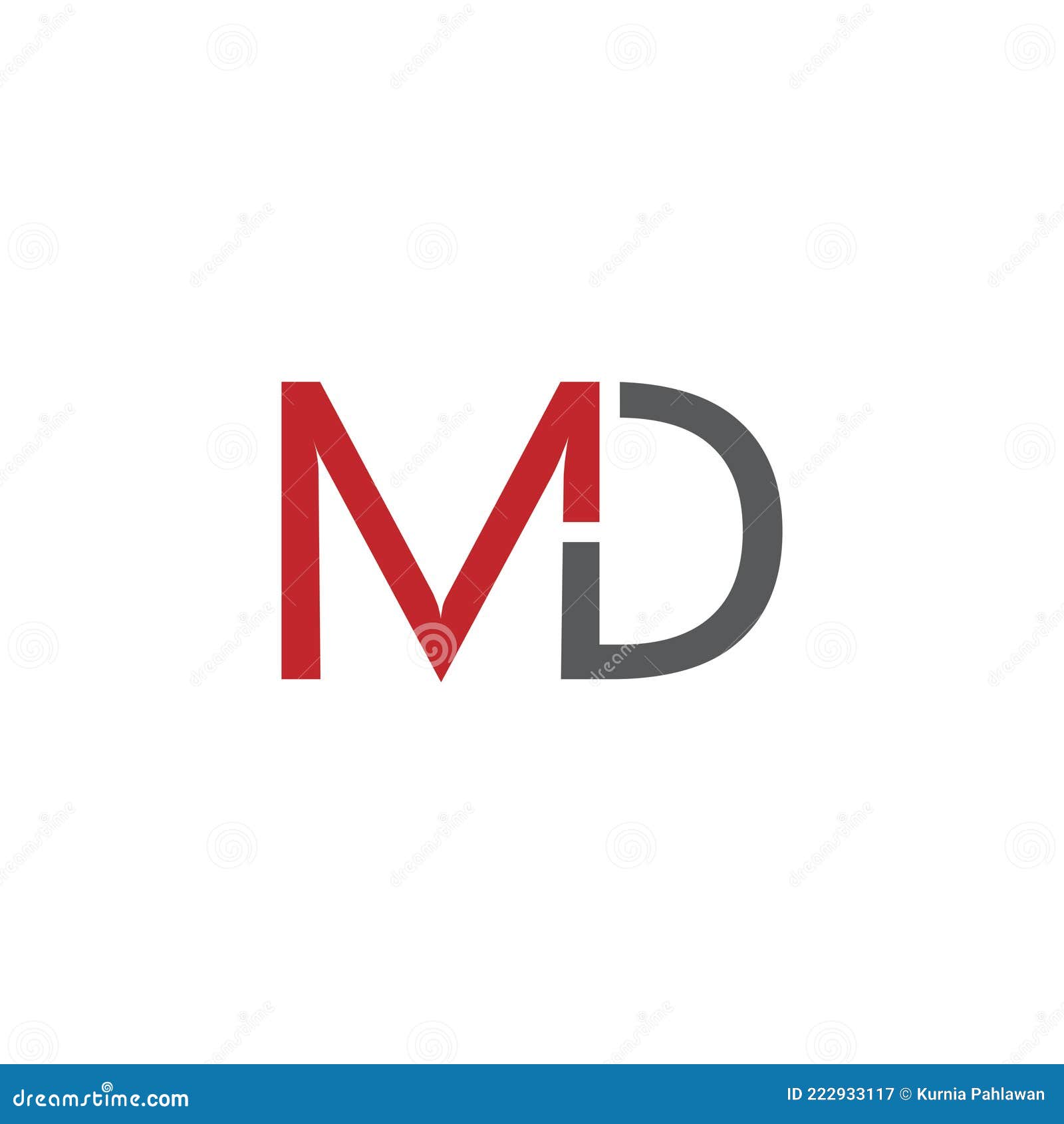 Md Logo , Initial Logo Vector Stock Illustration Illustration of logo, brand 222933117
