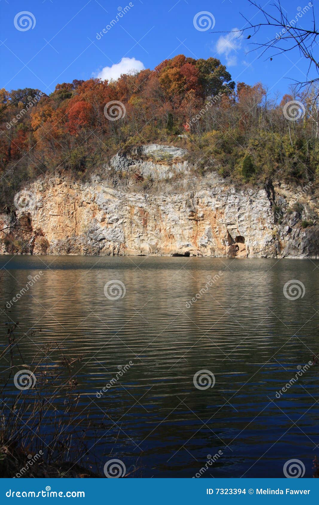 Mead s Quarry stock photo. Image of cliff, quarry, reflection 7323394