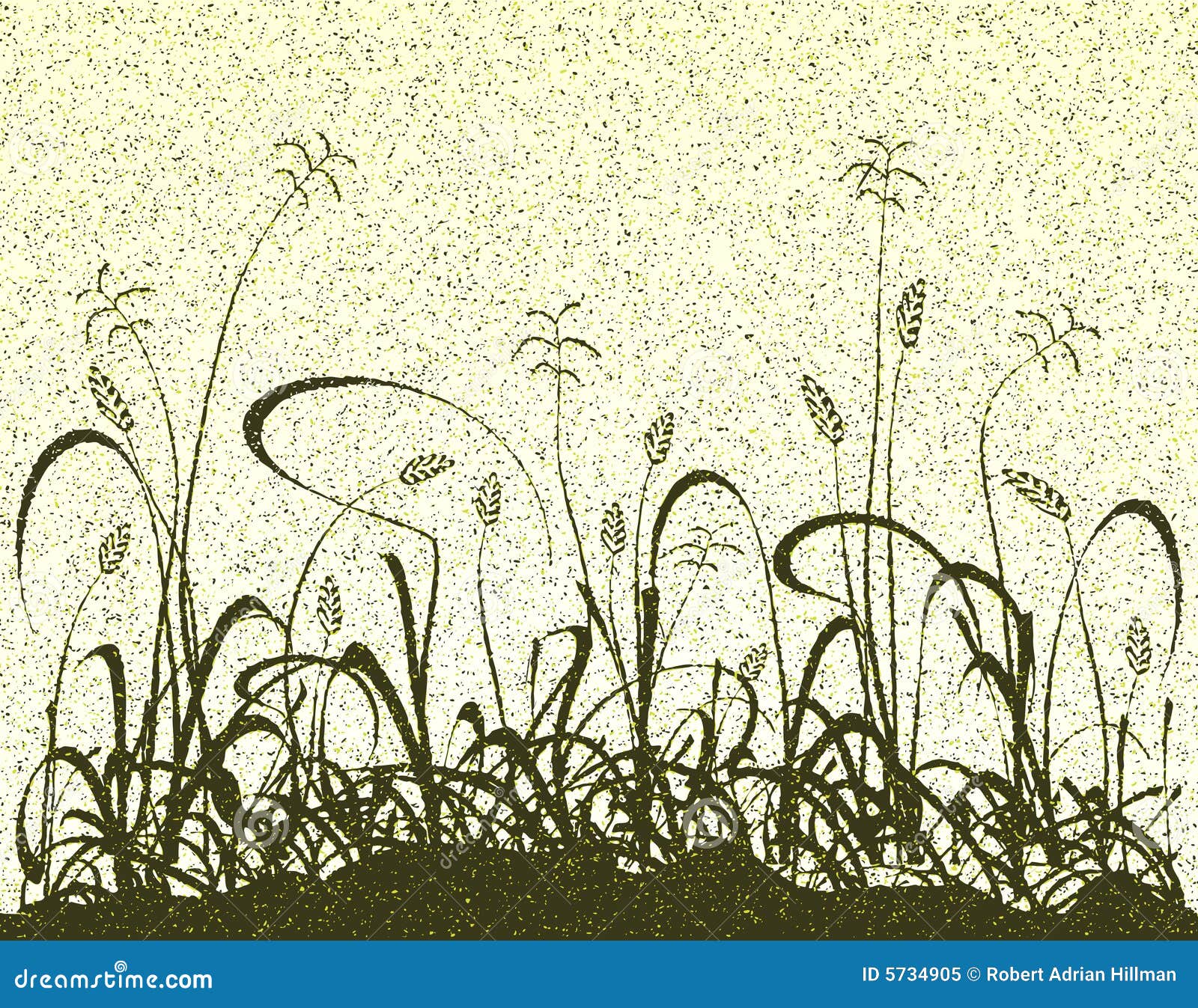 Meadow grunge stock vector. Illustration of background - 5734905