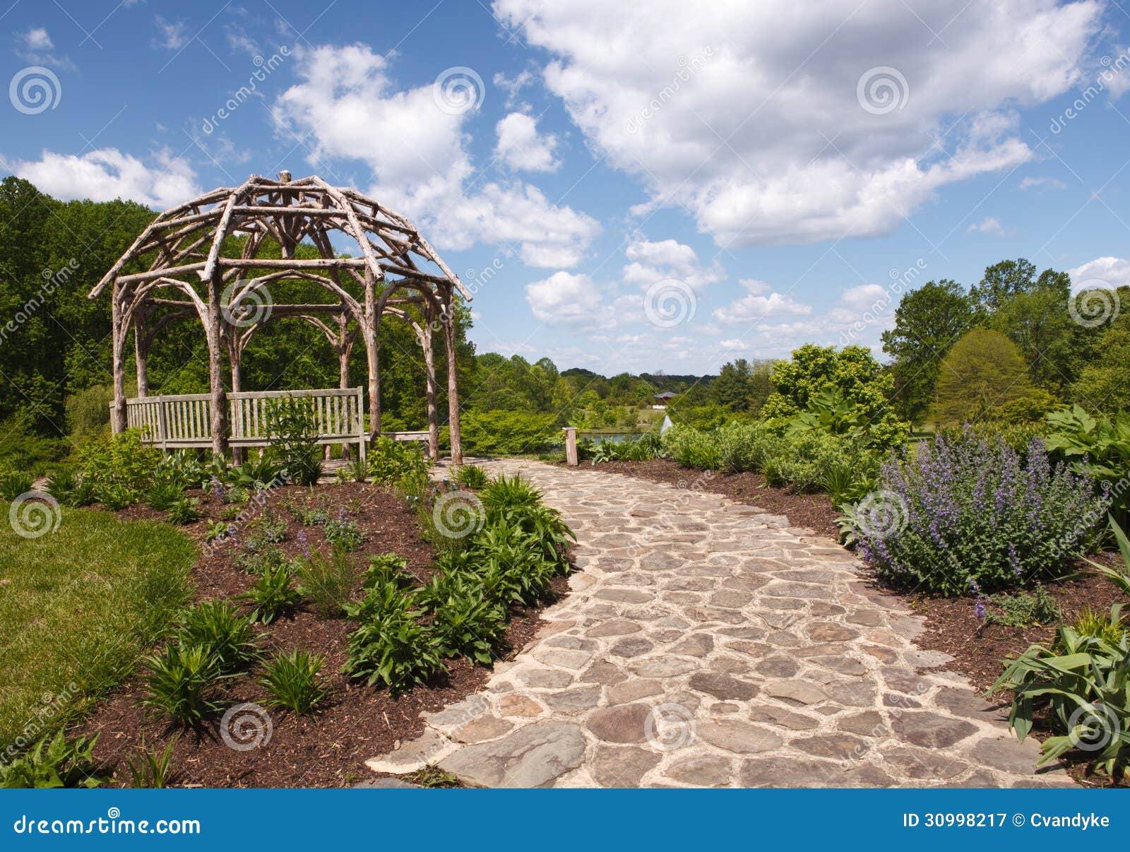 Meadowlark Botanical Garden Virginia Stock Image Image Of