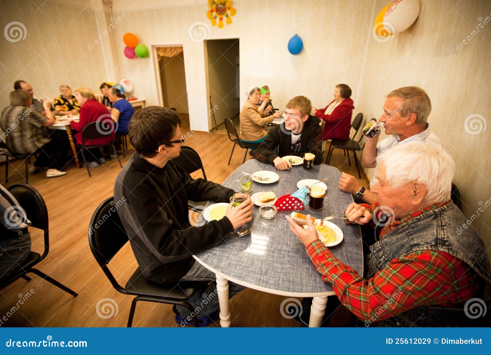 Meals for the disabled editorial stock image. Image of food 25612029