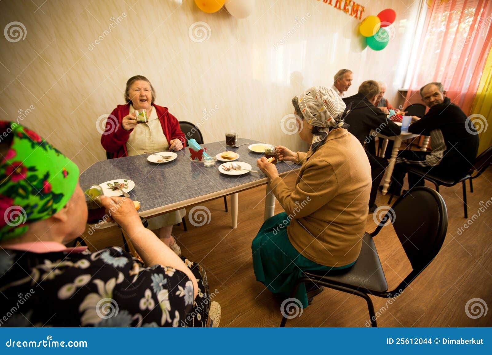 Meals for Pensioners and the Disabled Editorial Stock Image Image of