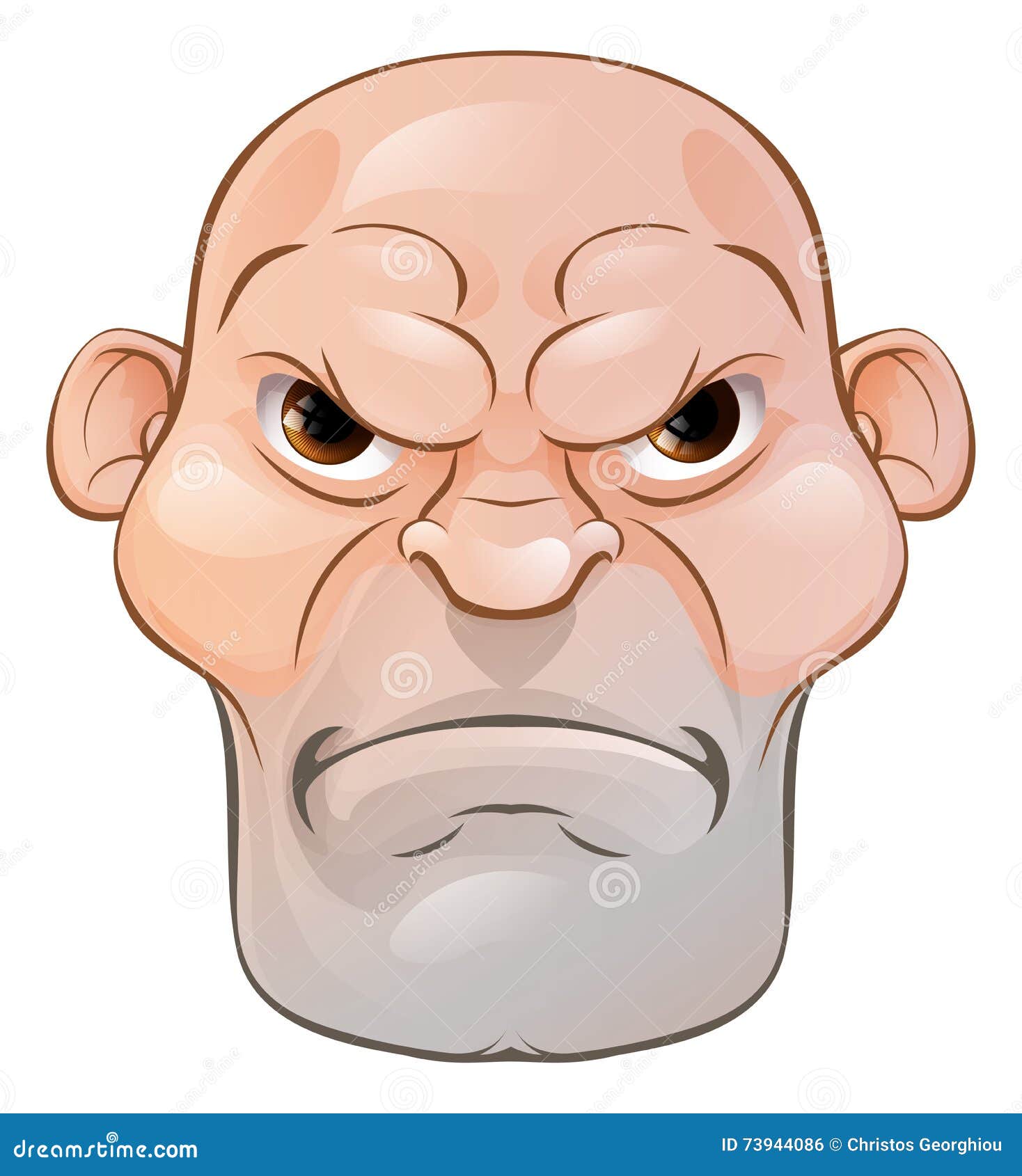 Mean Angry Cartoon Man stock vector. Illustration of emoticon - 73944086 Mean Angry Cartoon Man stock vector. Illustration of emoticon - 73944086