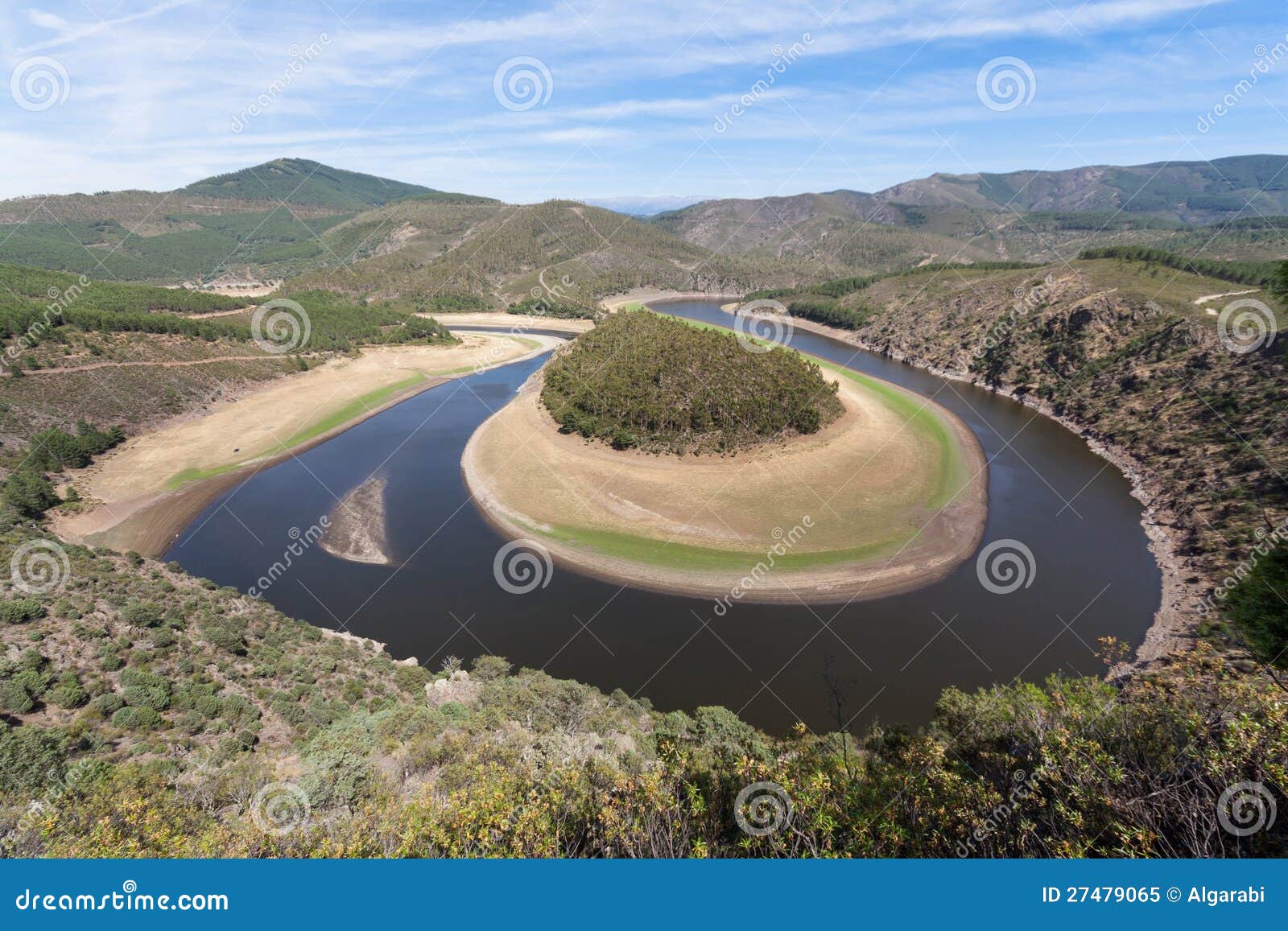 meander of the alagÃÂ³n river in las hurdes
