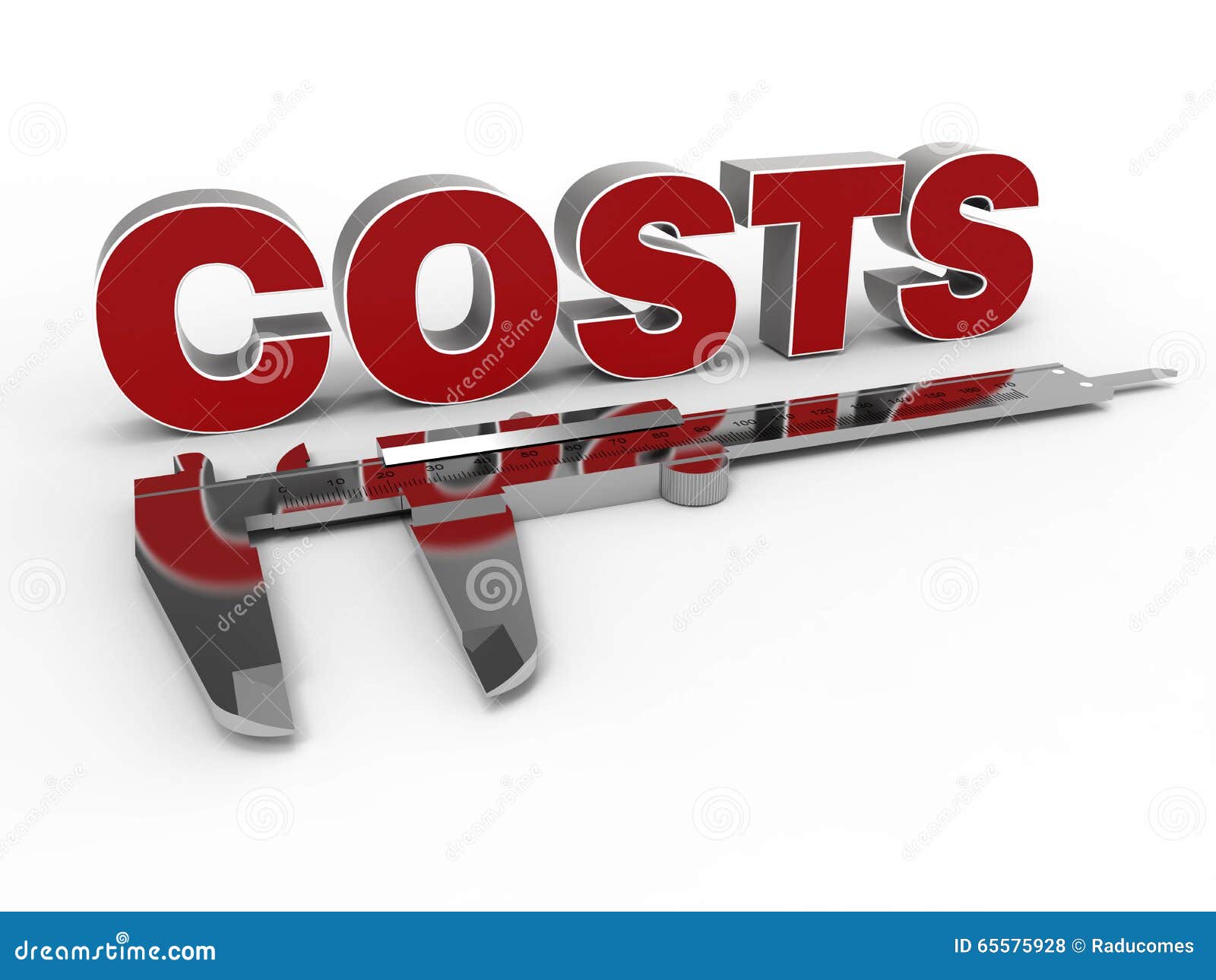Measure costs concept stock illustration. Illustration of craft 65575928