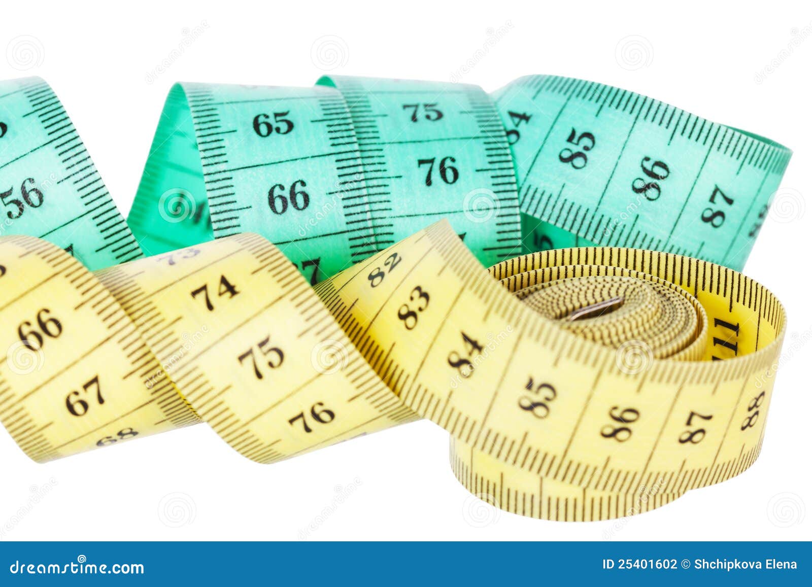 Measure tape. stock photo. Image of instrument, isolated 25401602