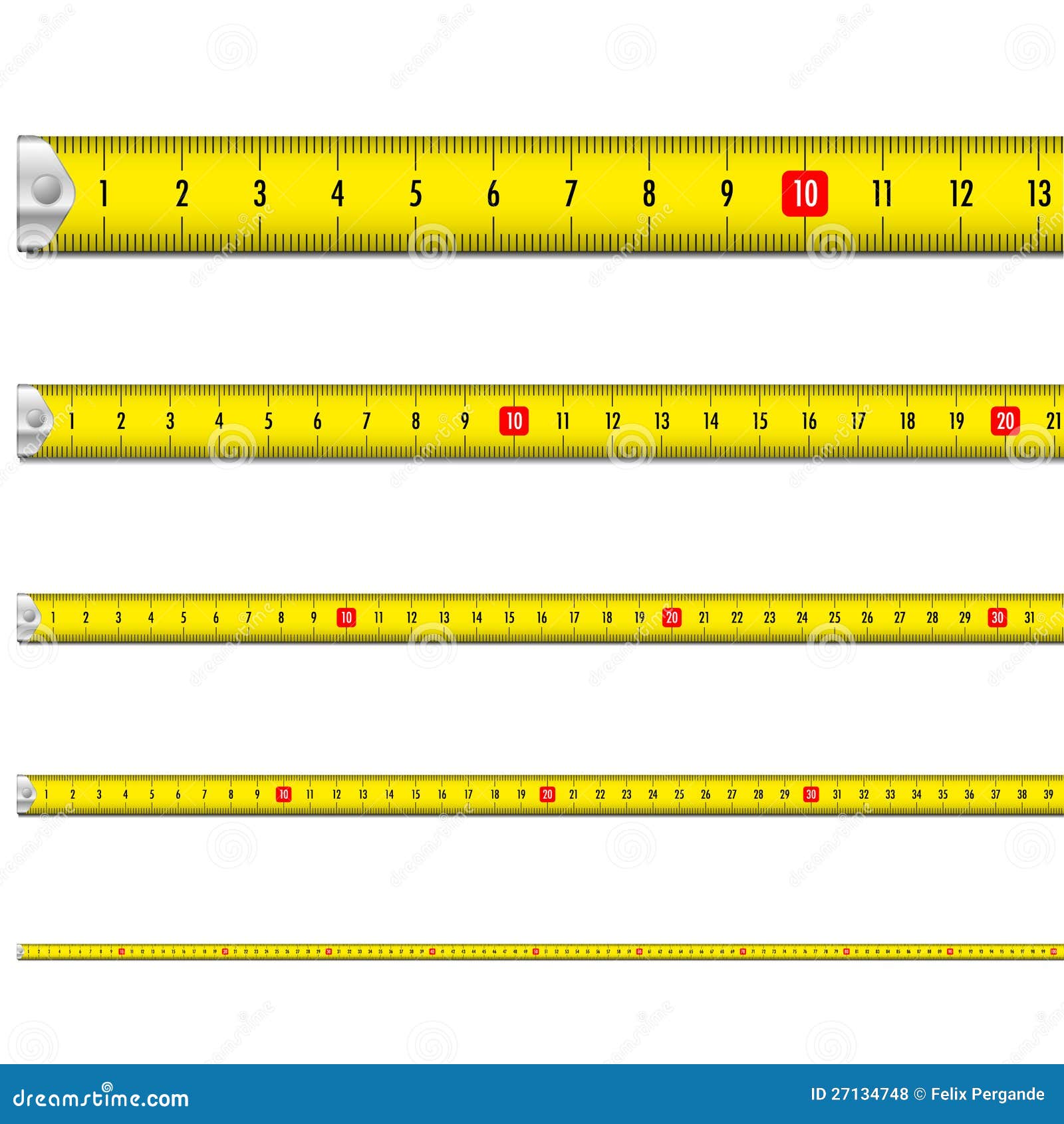 Premium Photo  Measuring tape with centimeters and inches isolated on  white background.