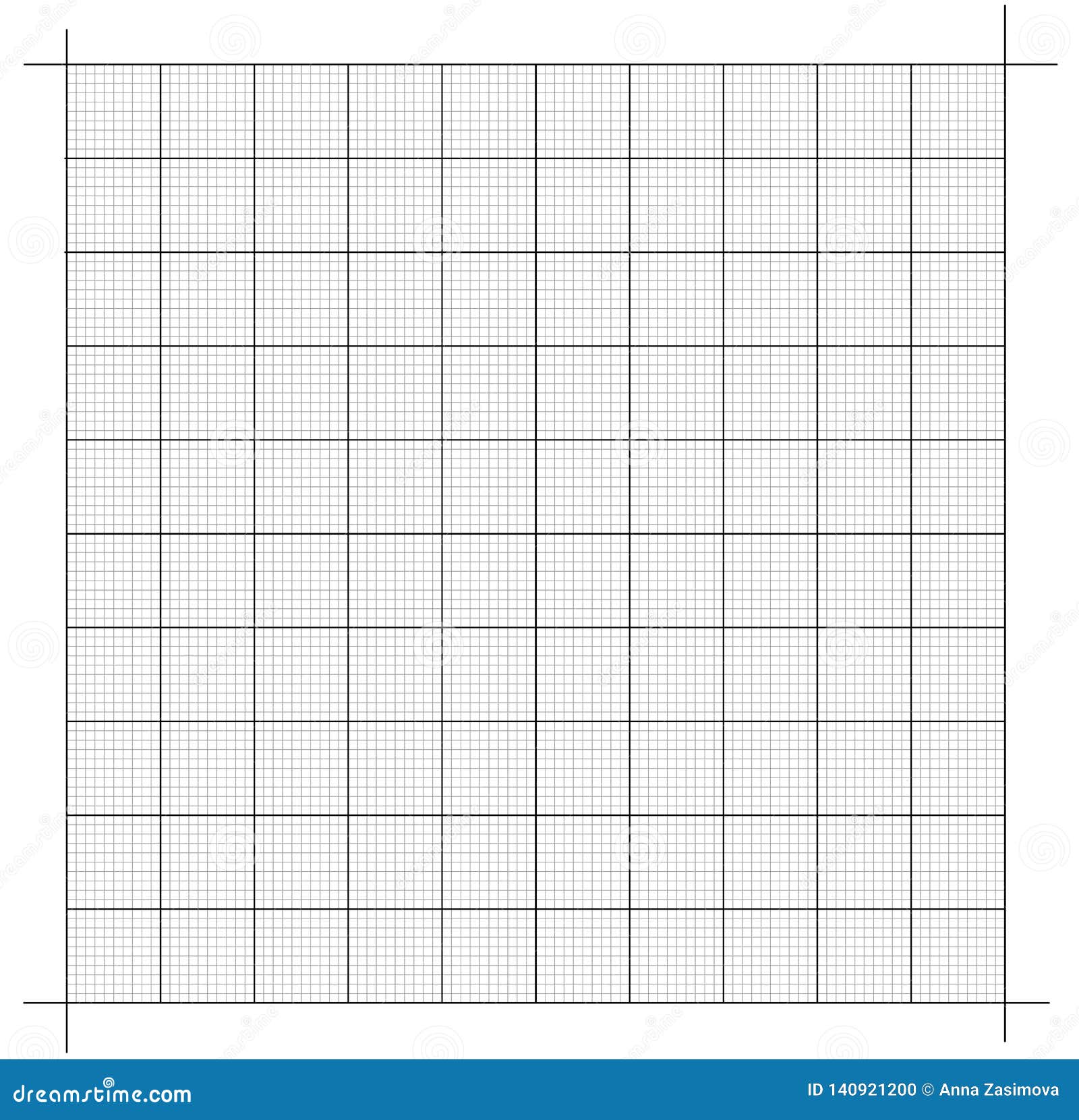 measured grid graph plotting grid corner ruler with measurement isolated on the white background vector graph paper stock vector illustration of black corner 140921200