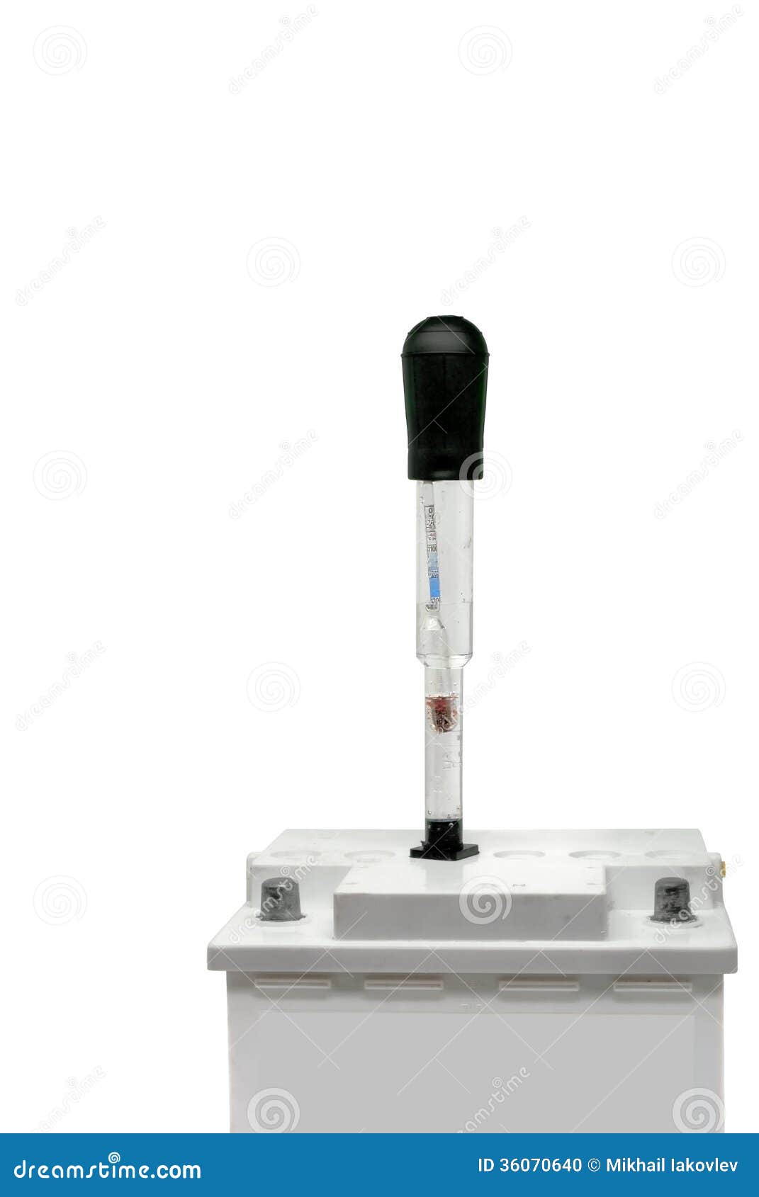 Measurement of Density of Electrolyte Stock Photo Image of