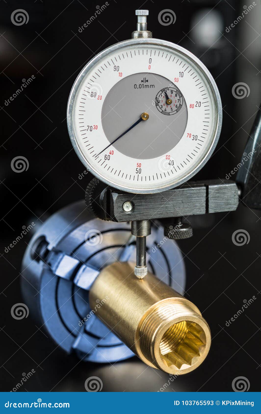 Measurement of Permissible Tolerance of the Brass Workpiece Clamped in