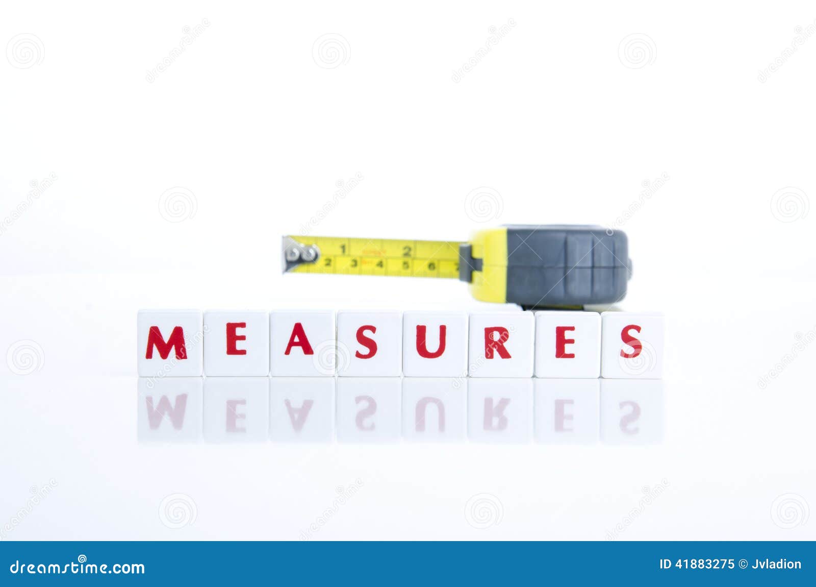 MEASURES LETTER and MEASURING TAPE Stock Image - Image of tape ...