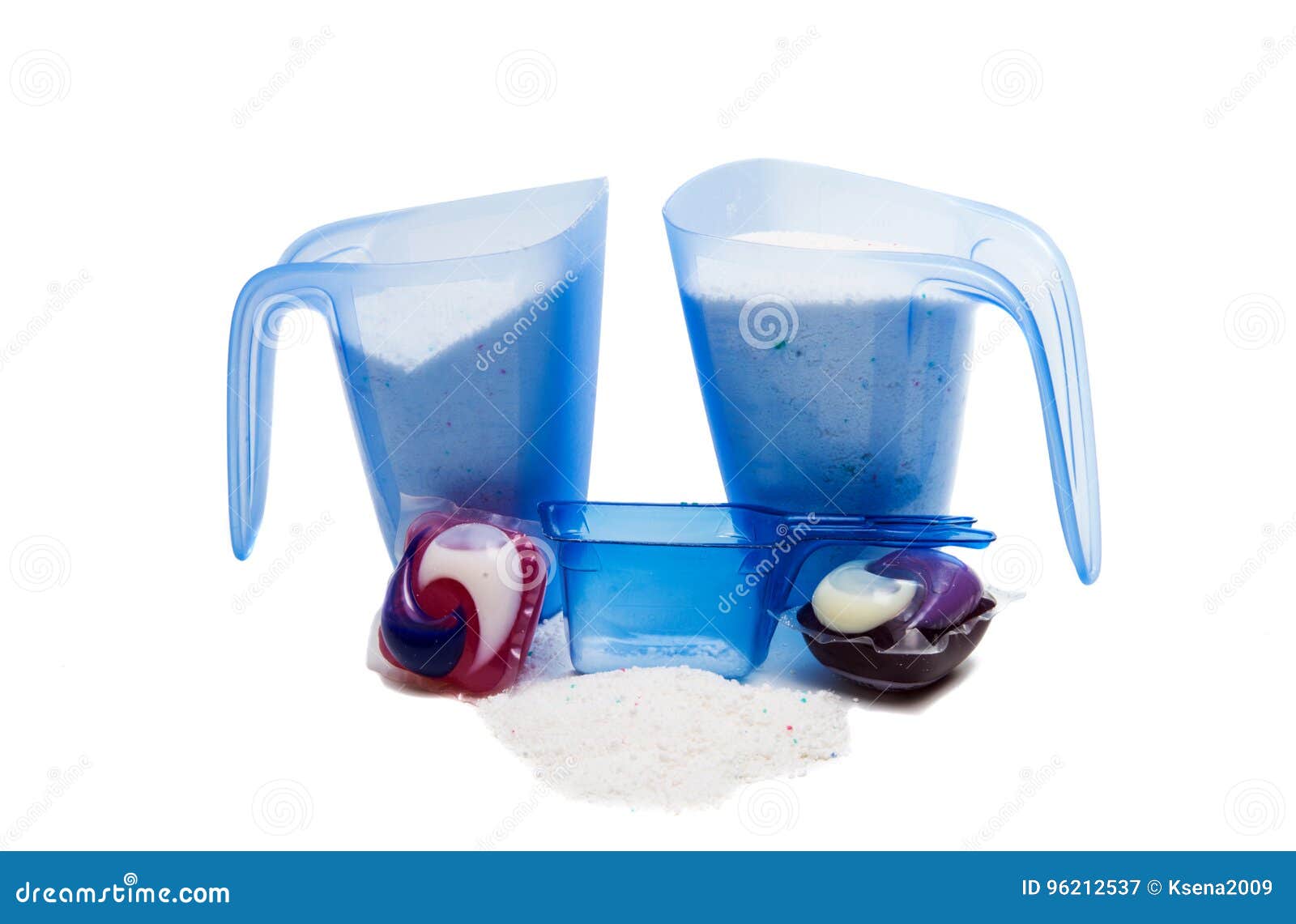 Measuring Cup with Detergent Isolated Stock Image Image of closeup, chemistry 96212537