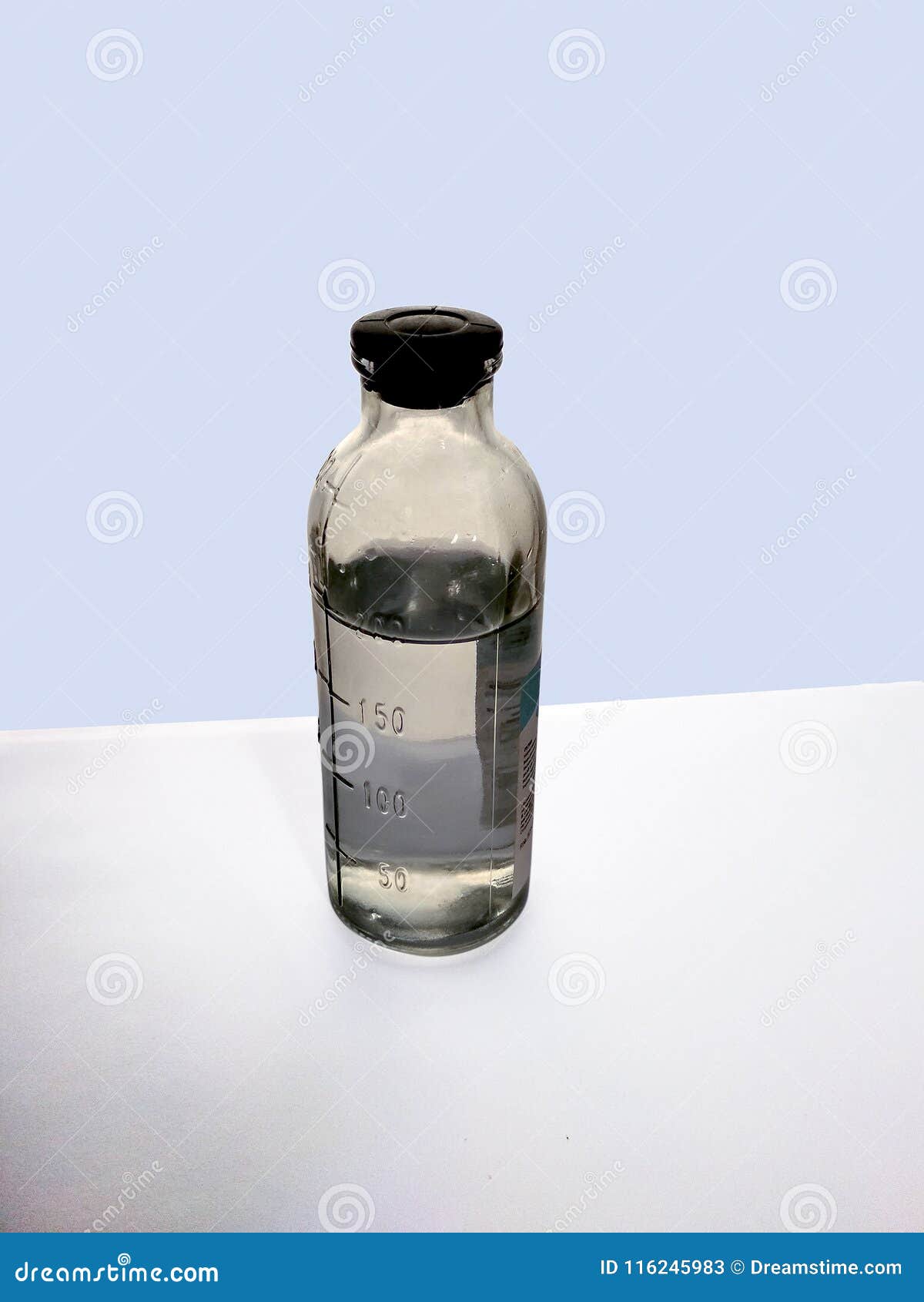 Measuring Glass Bottle for Medicine Stock Image Image of drops