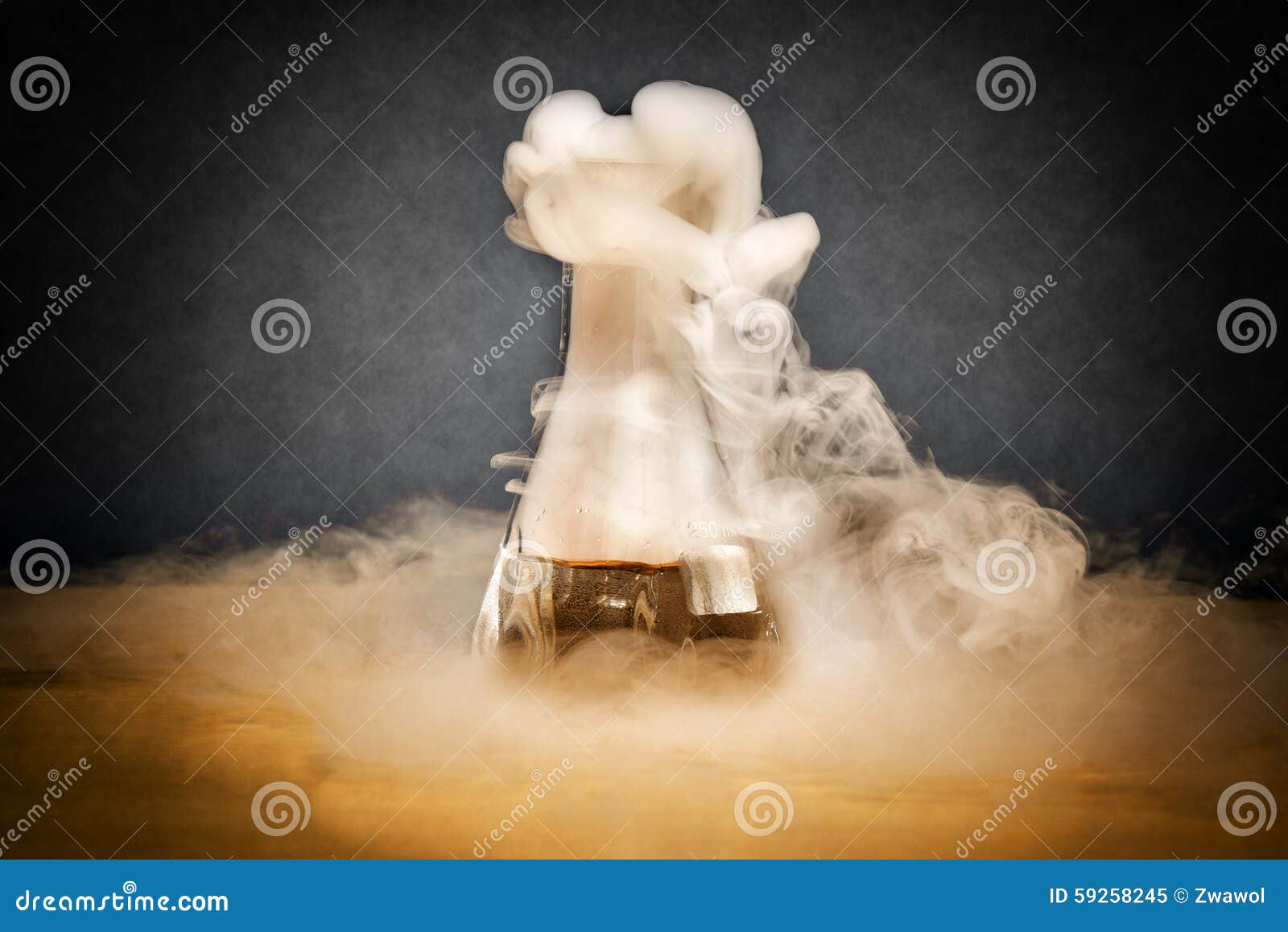 Measuring glass smoke stock image. Image of object, experimental 59258245