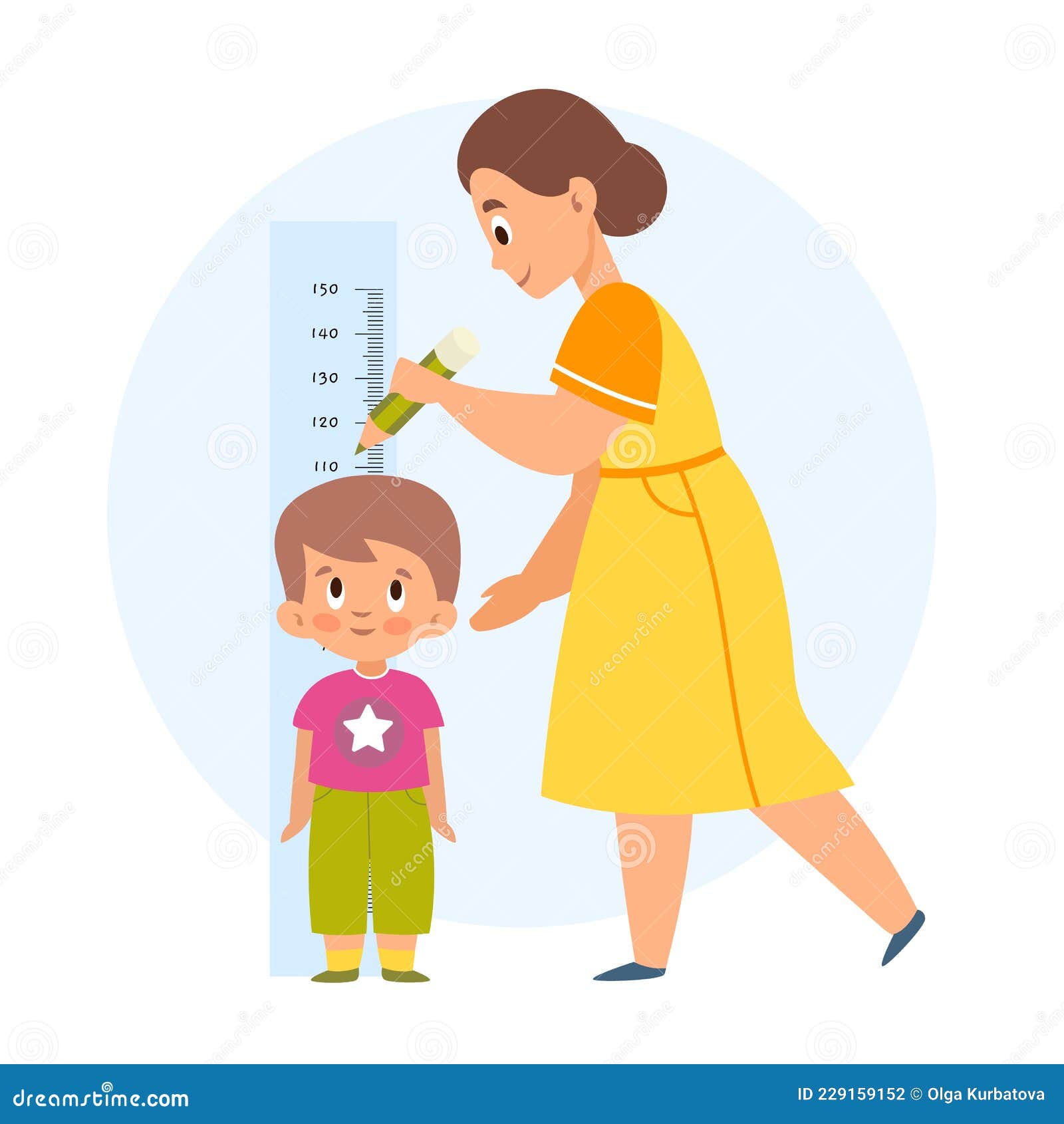 https://thumbs.dreamstime.com/z/measuring-height-mom-helps-her-son-measure-growth-makes-mark-pencil-wall-mounted-kids-meter-little-boy-standing-straight-229159152.jpg