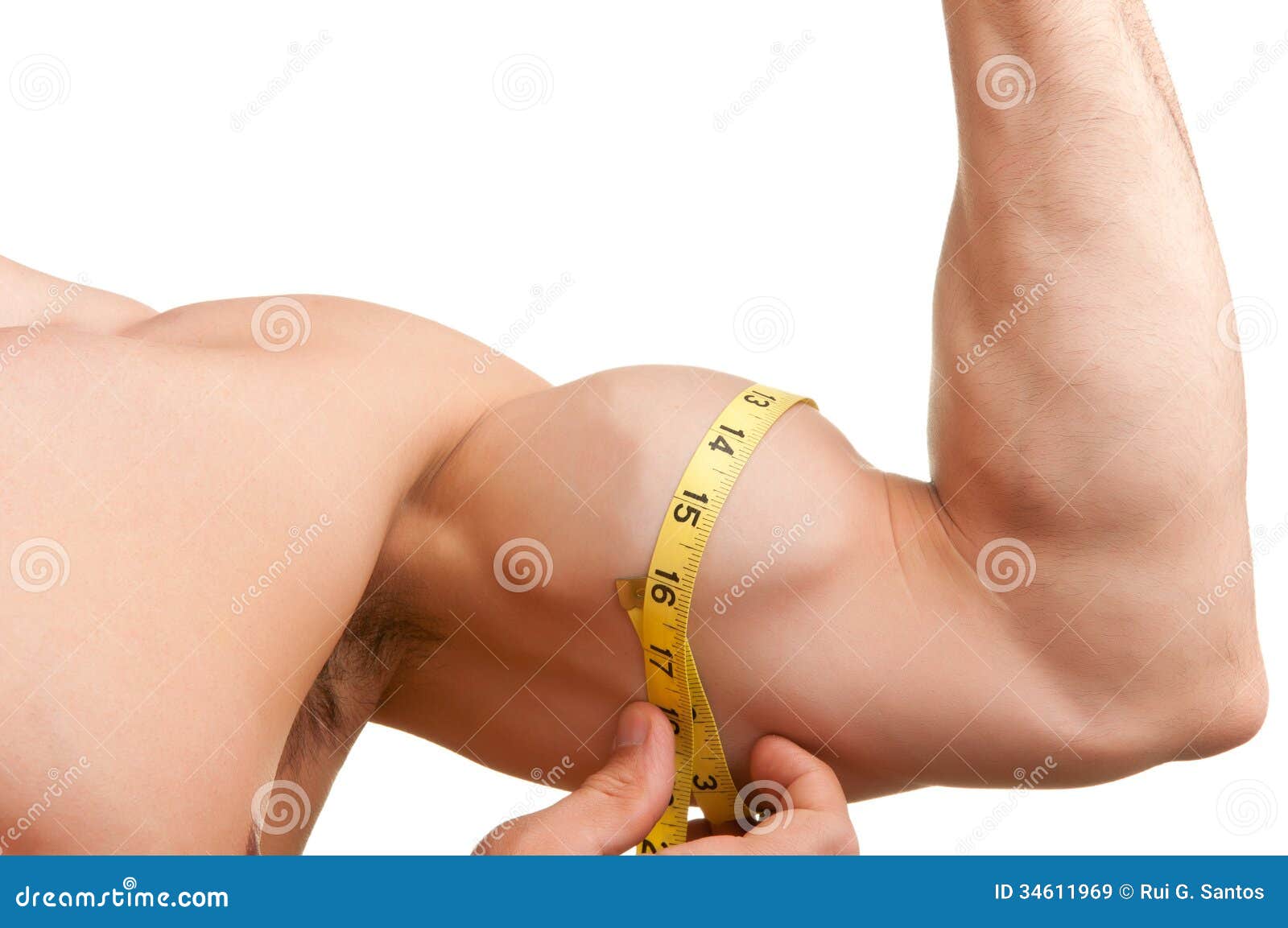 Fitness Woman With Measuring Tape On Biceps Muscle Stock Photo - Download  Image Now - Adhesive Tape, Adult, Adults Only - iStock