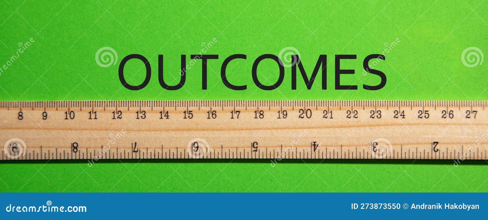 Measuring Word. Business Concept Stock Photo Image of target