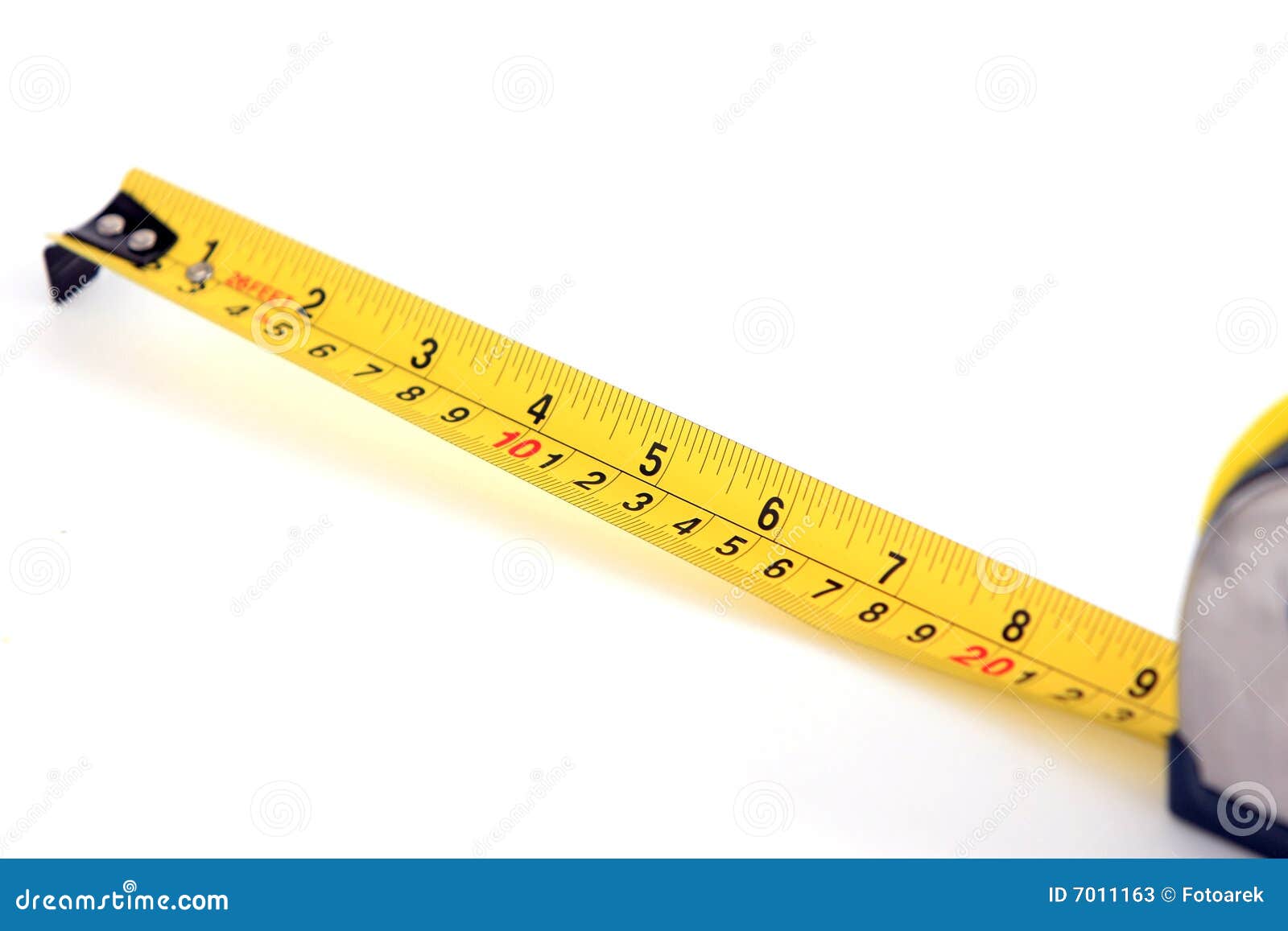 Tape Measure Labelled Paper Clip Stock Photo 26437984