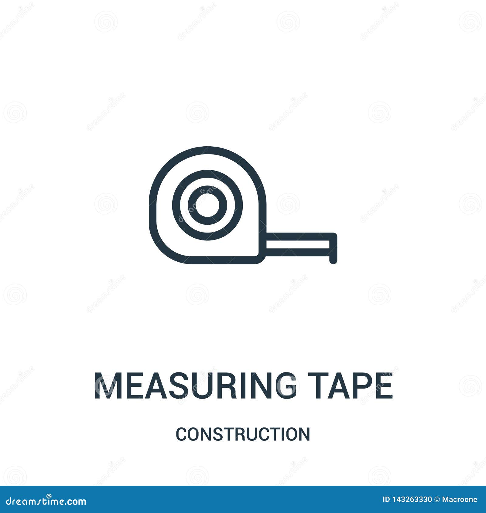 Premium Vector  Yellow measure tape icon realistic 3d tool for