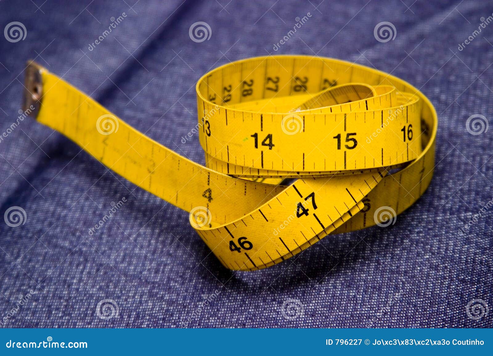Measuring tape in Jeans stock image. Image of language 796227