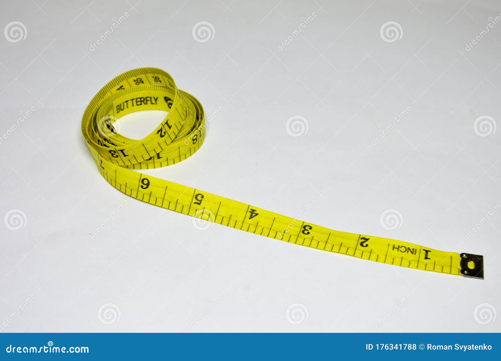 Measuring Tape for a Seamstress Stock Photo - Image of seamstress, slim:  176341788