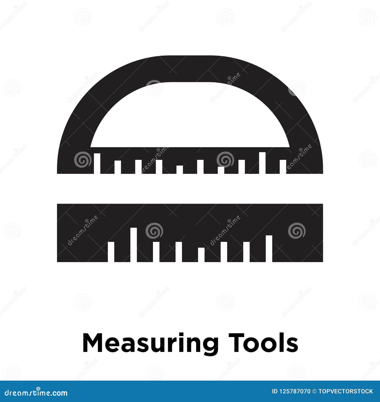 Circle Ruler icon vector isolated on white background, logo concept of Circle  Ruler sign on transparent background, black filled symbol Stock Vector