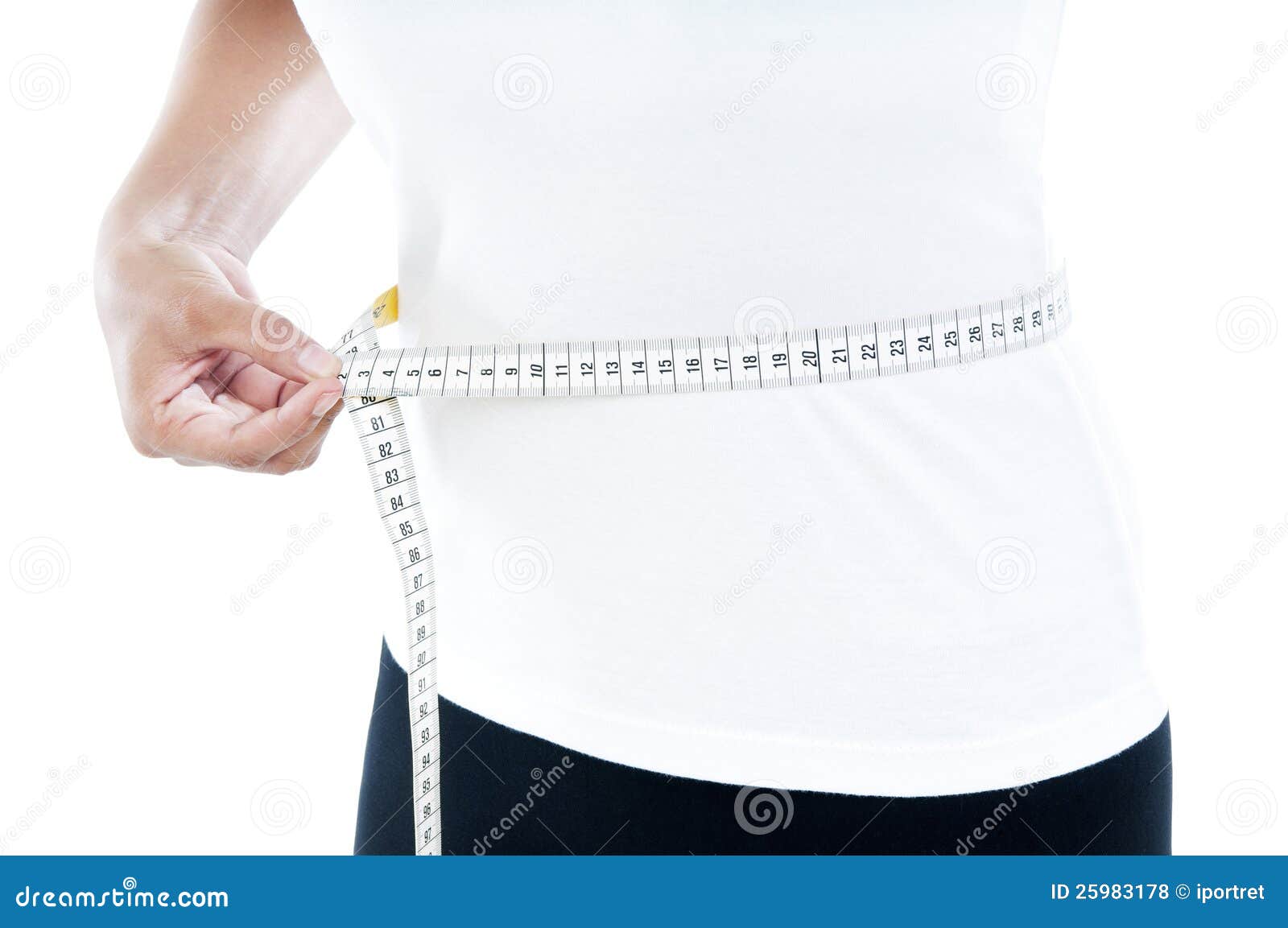 Measuring Waistline stock photo. Image of diet, measurement 25983178
