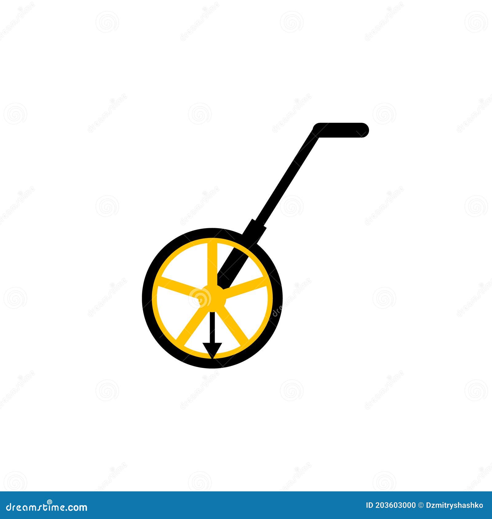Measuring Wheel Icon. Trendy Measuring Wheel Logo Concept On White