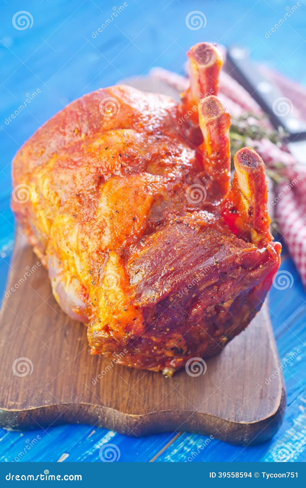 Meat with aroma spice stock photo. Image of delicacy 39558594